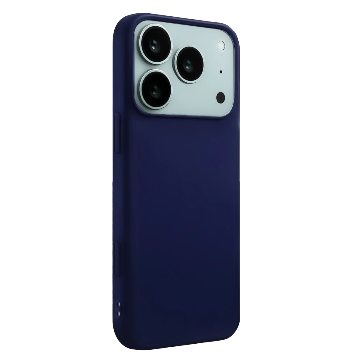 Apple iPhone 17 Pro Nano içi Kadife Silikon - Lacivert