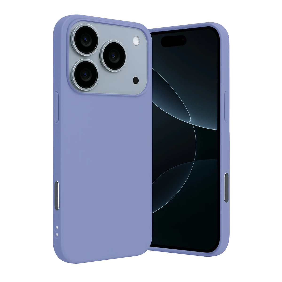 Apple iPhone 17 Pro Nano içi Kadife Silikon - Lila