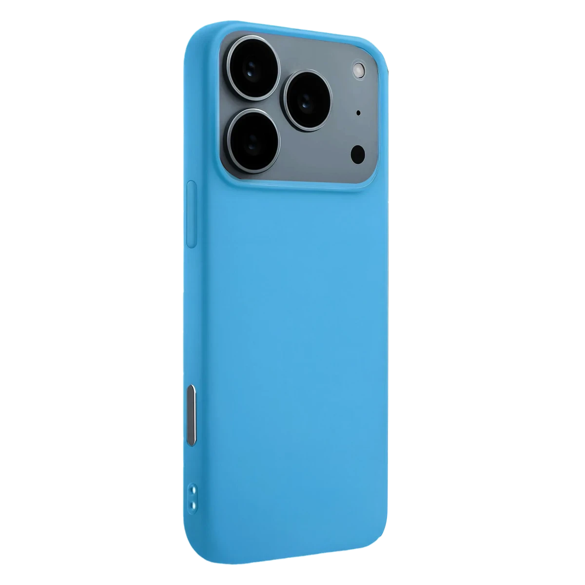 Apple iPhone 17 Pro Nano içi Kadife Silikon - Mavi