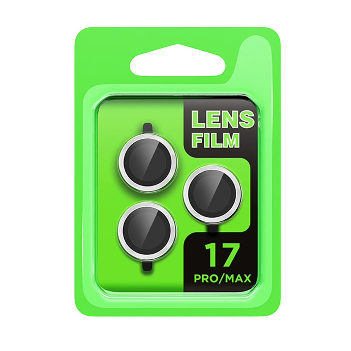 Apple iPhone 17 Pro Raze Metal Kamera Lens - Gümüş