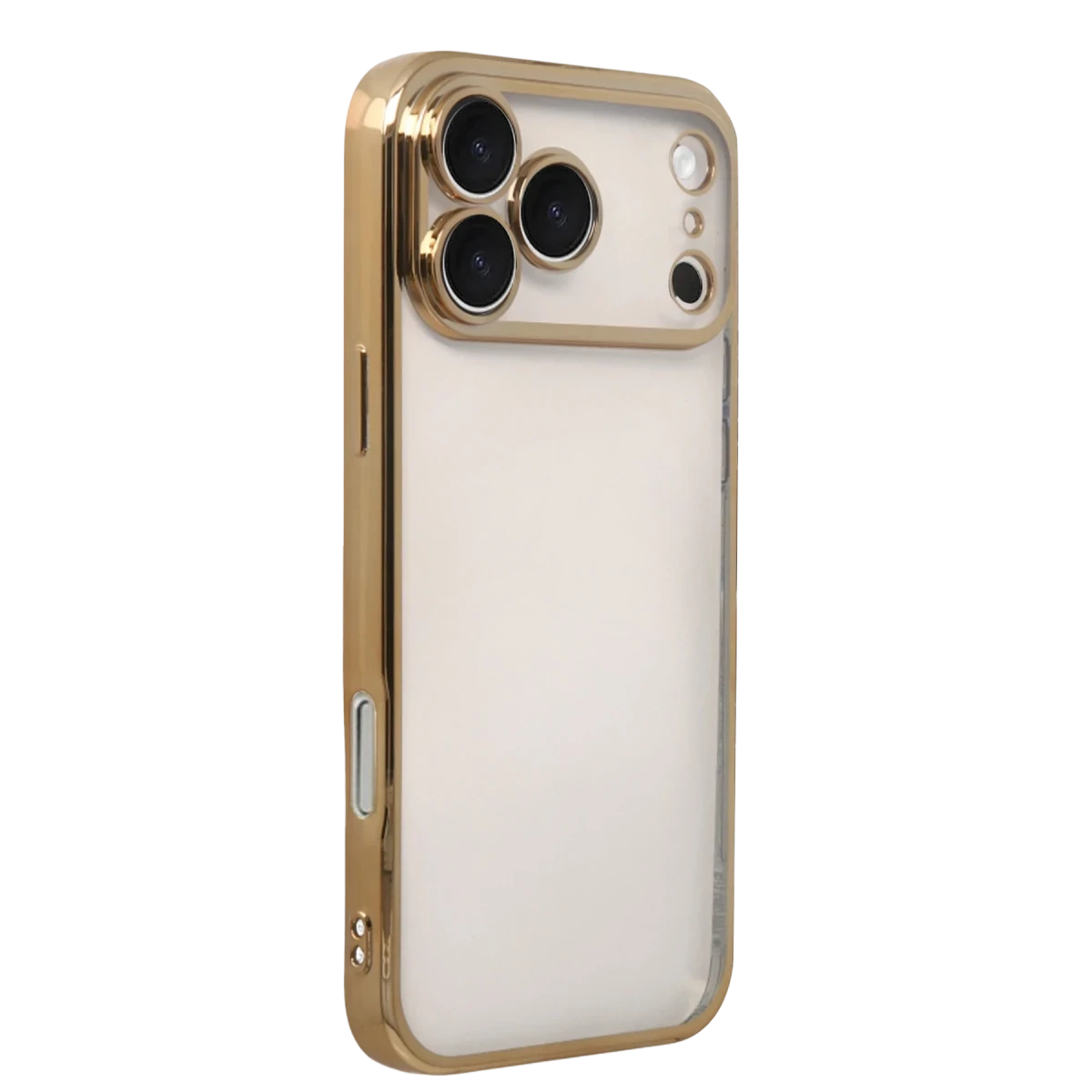 Apple iPhone 17 Pro Razer Lensli Silikon - Gold