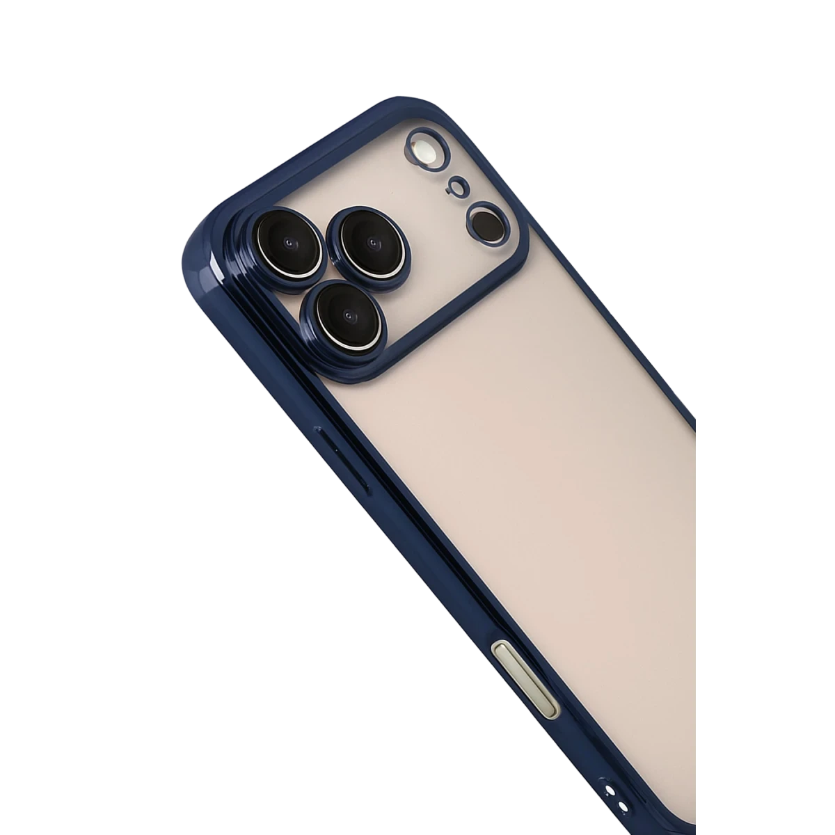 Apple iPhone 17 Pro Razer Lensli Silikon - Lacivert