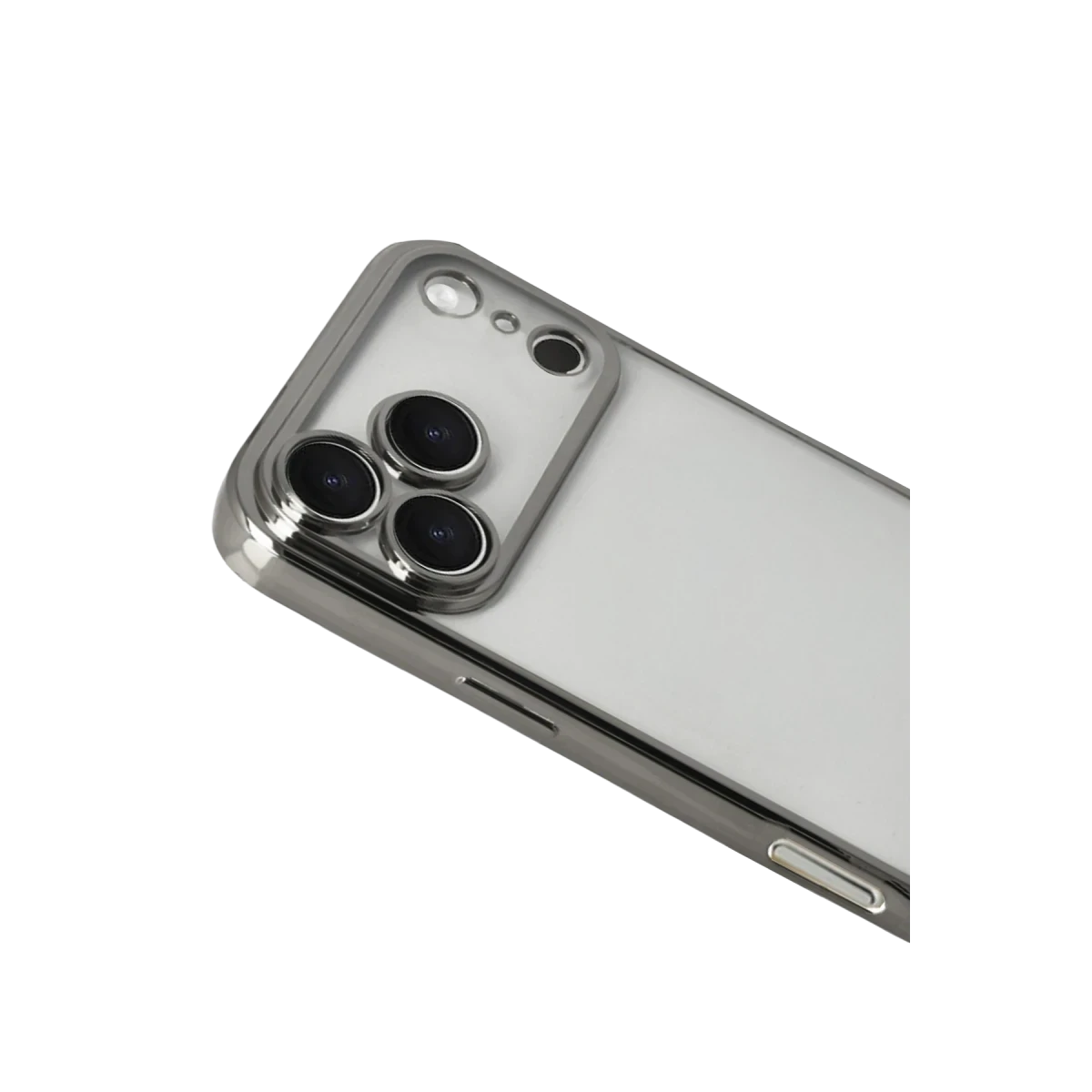 Apple iPhone 17 Pro Razer Lensli Silikon - Titan Gri