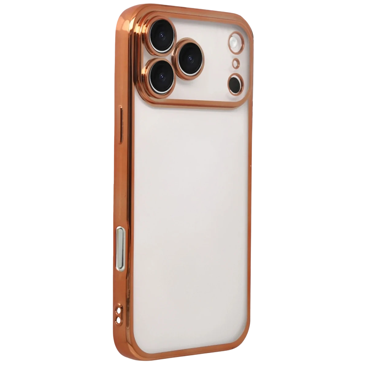 Apple iPhone 17 Pro Razer Lensli Silikon - Turuncu
