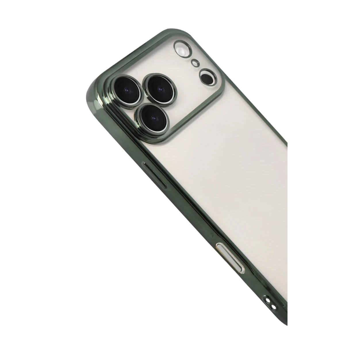 Apple iPhone 17 Pro Razer Lensli Silikon - Yeşil