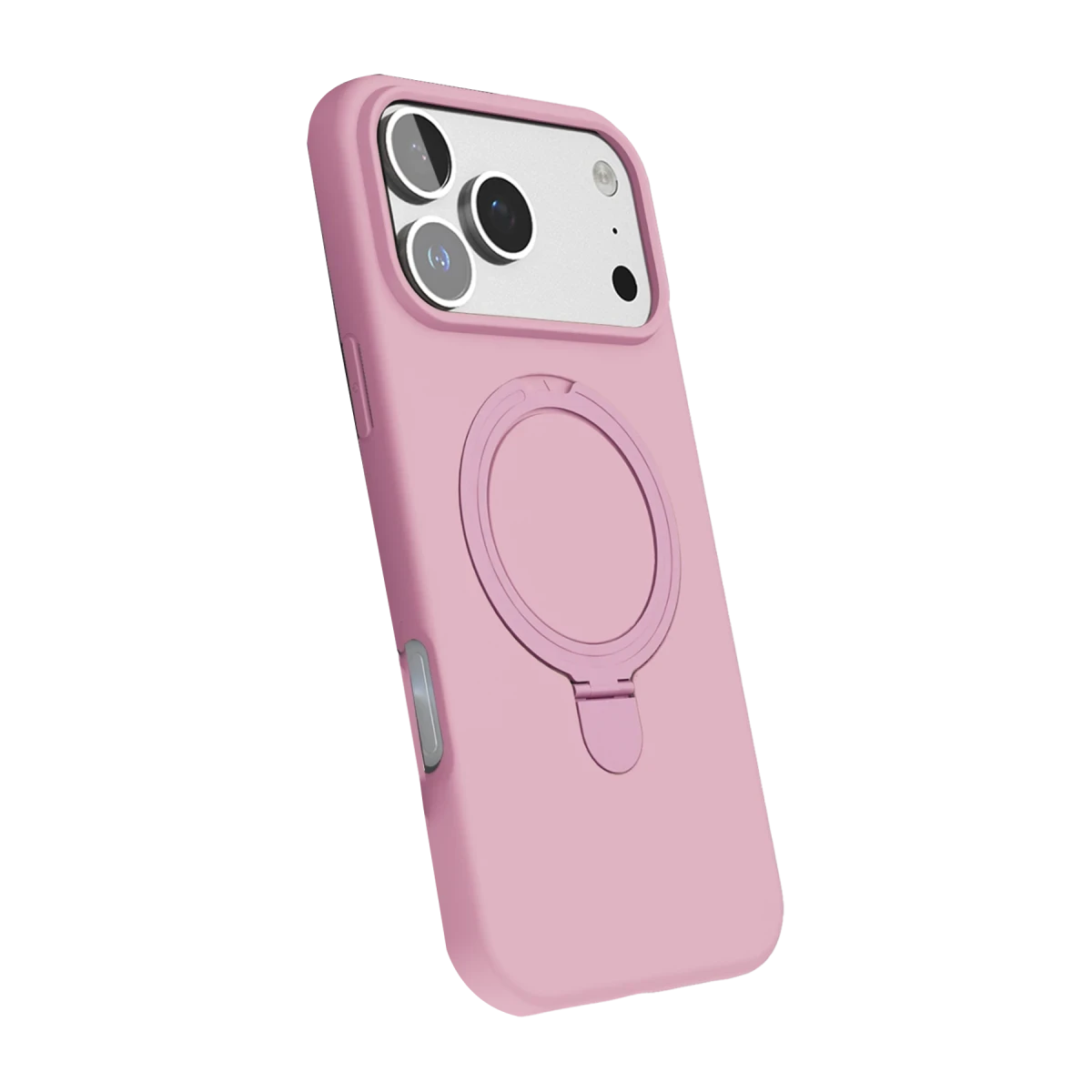 Apple iPhone 17 Pro Regal Magsafe Standlı Kapak - Açık Pembe
