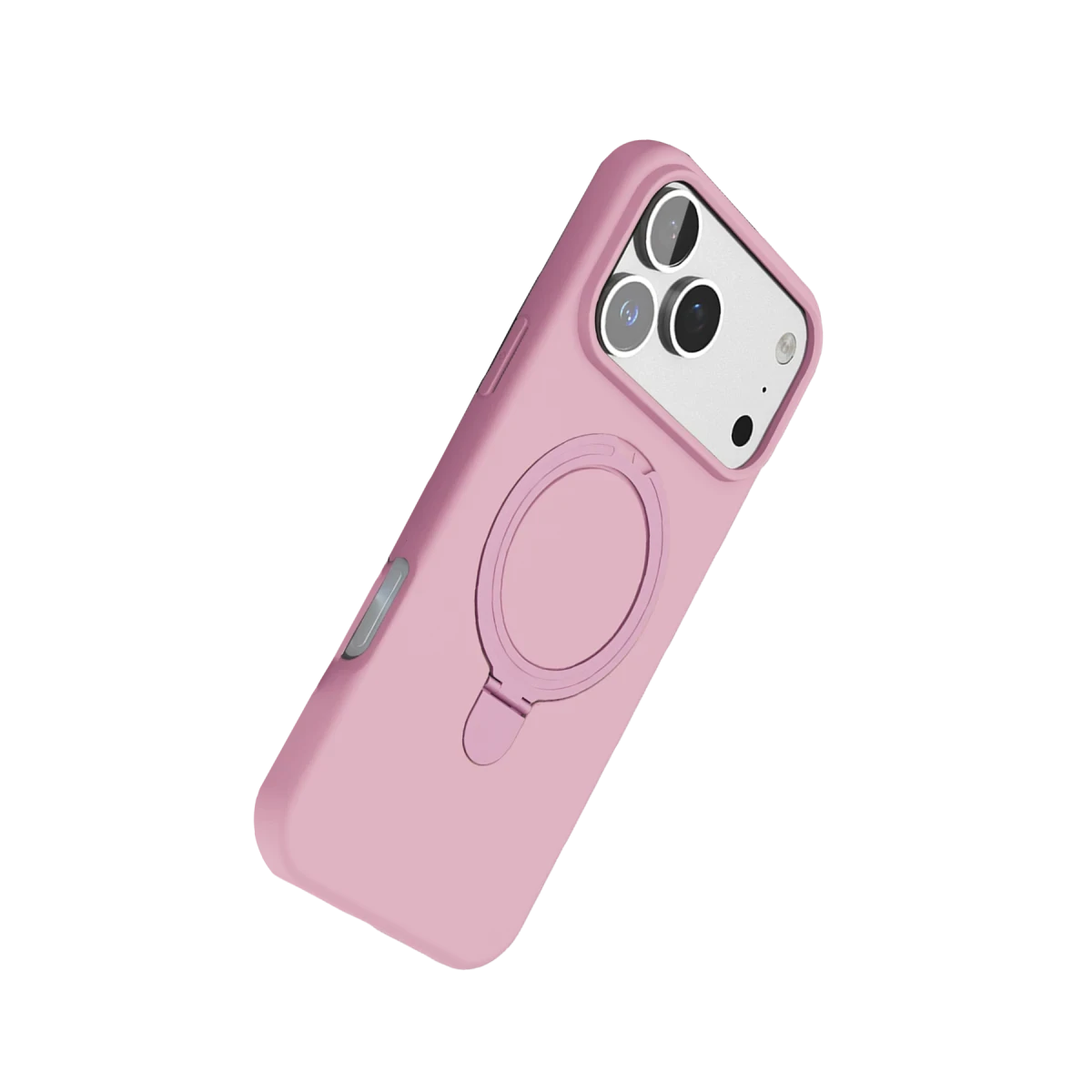Apple iPhone 17 Pro Regal Magsafe Standlı Kapak - Açık Pembe