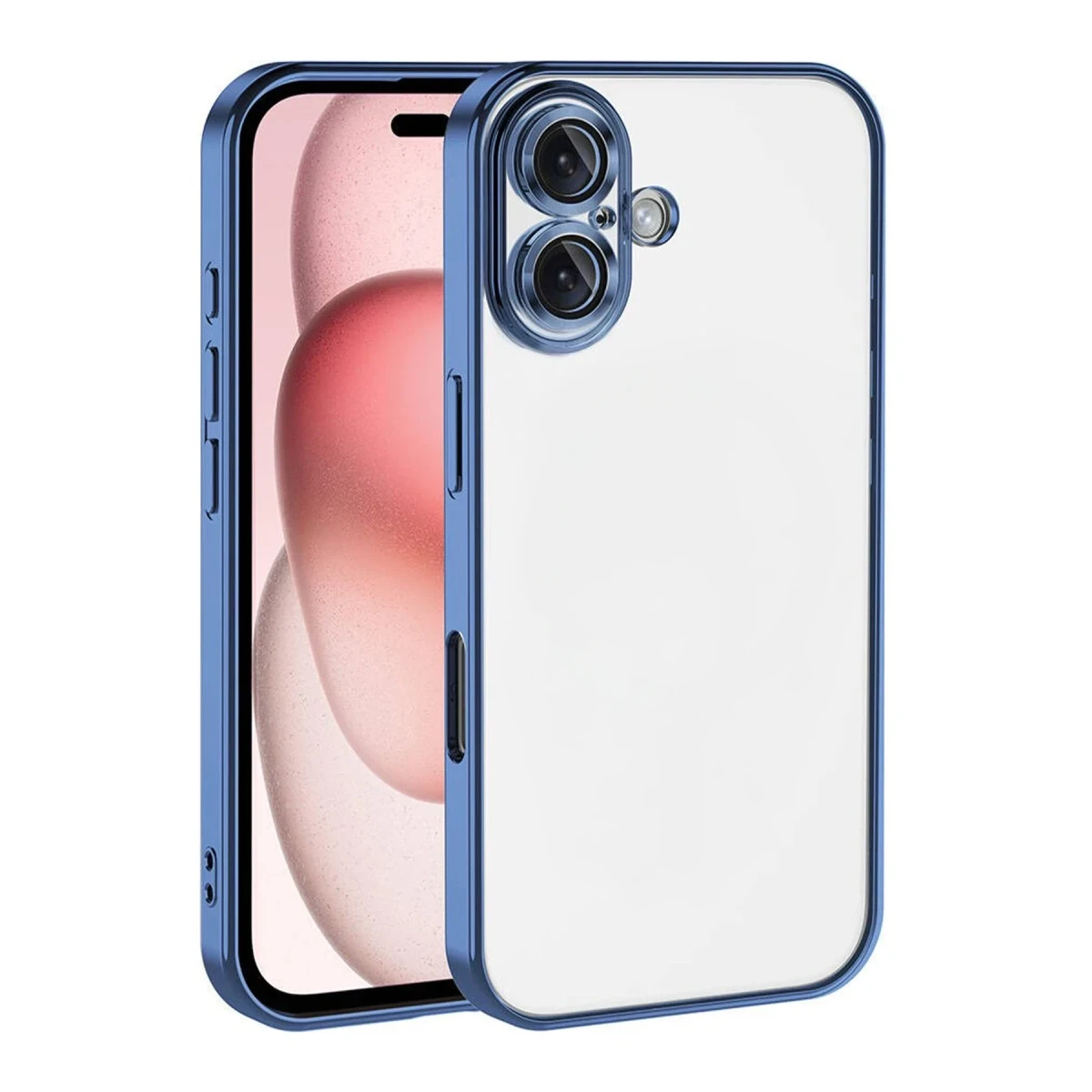 Apple iPhone 17 Razer Lensli Silikon - Açık Mavi