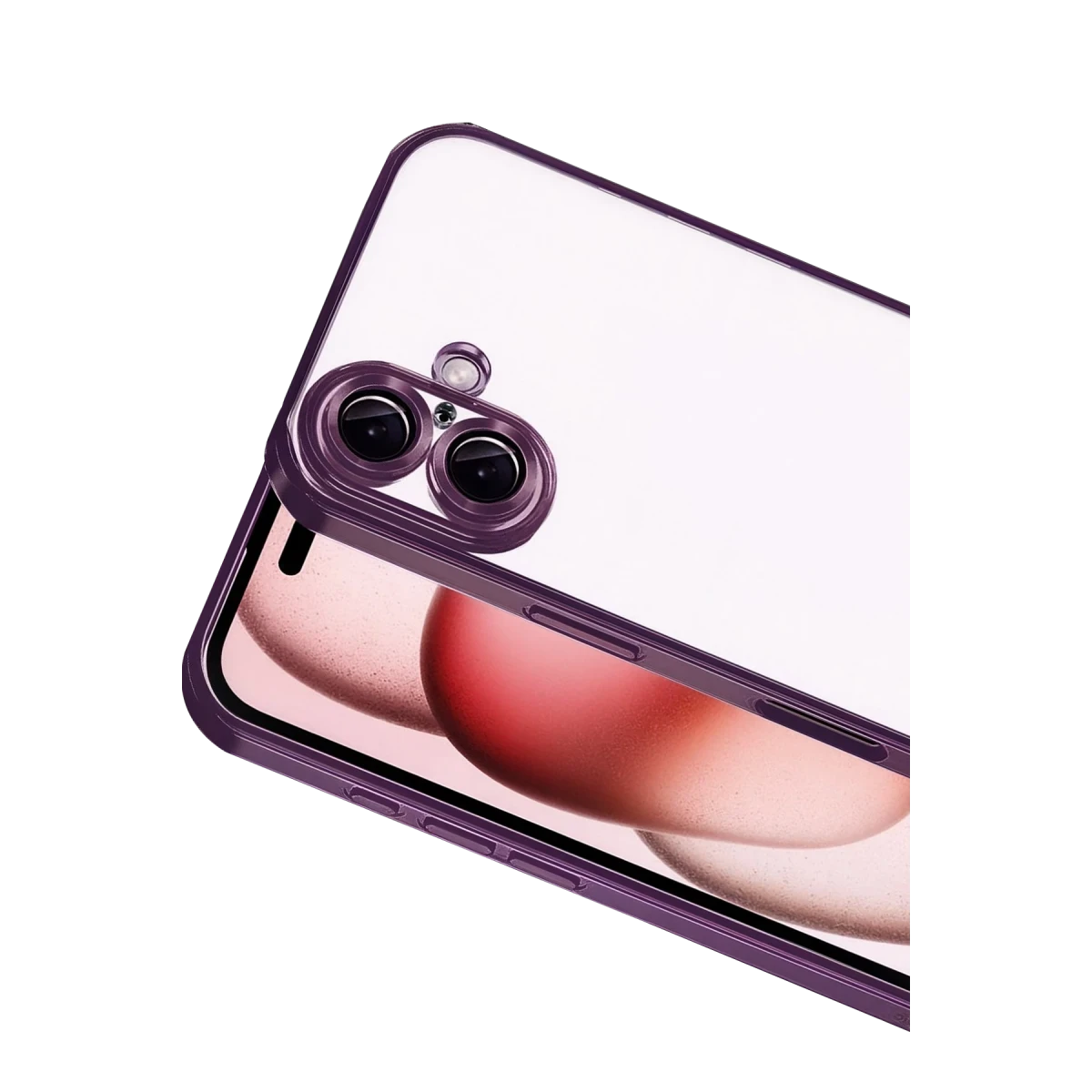 Apple iPhone 17 Razer Lensli Silikon - Açık Mor