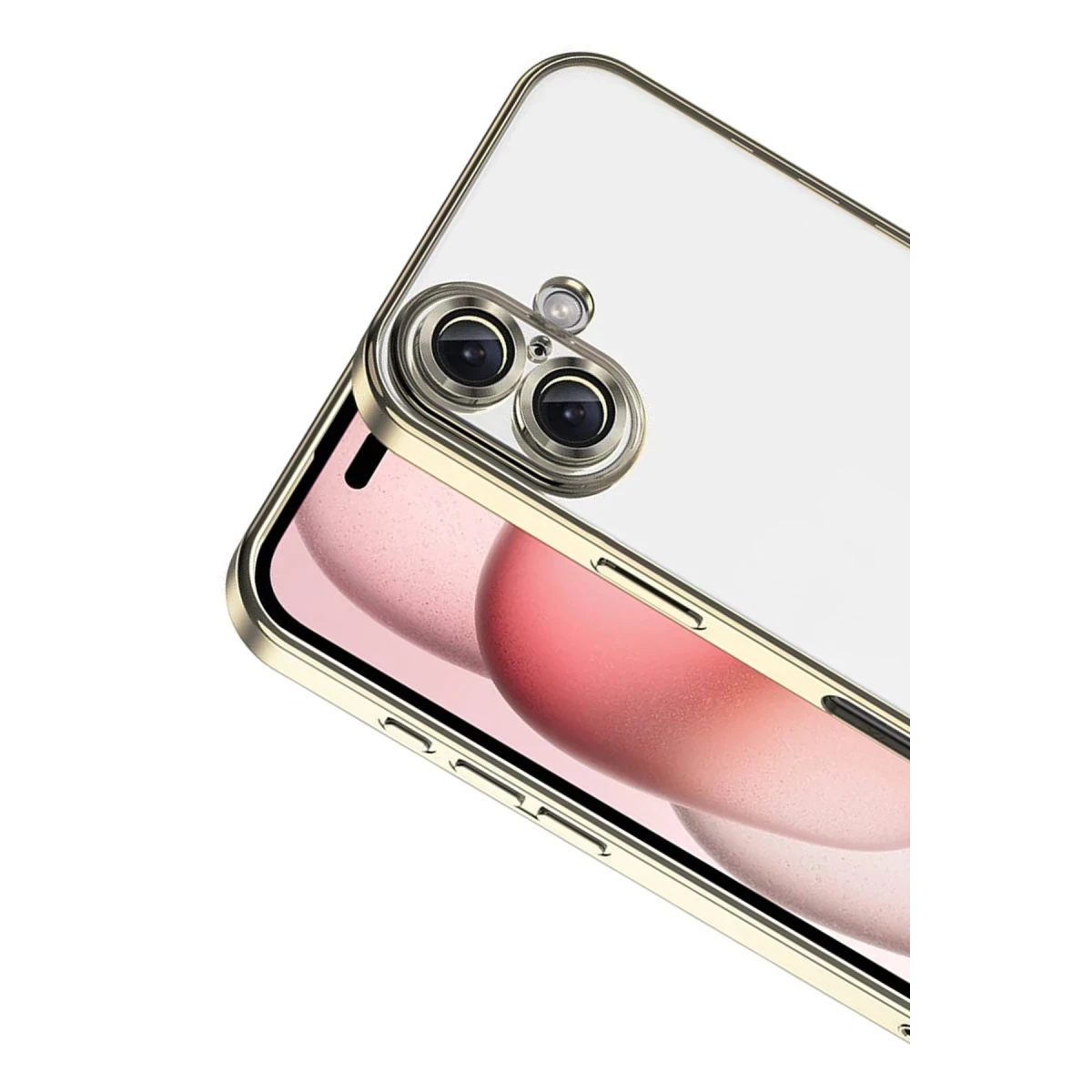 Apple iPhone 17 Razer Lensli Silikon - Gold