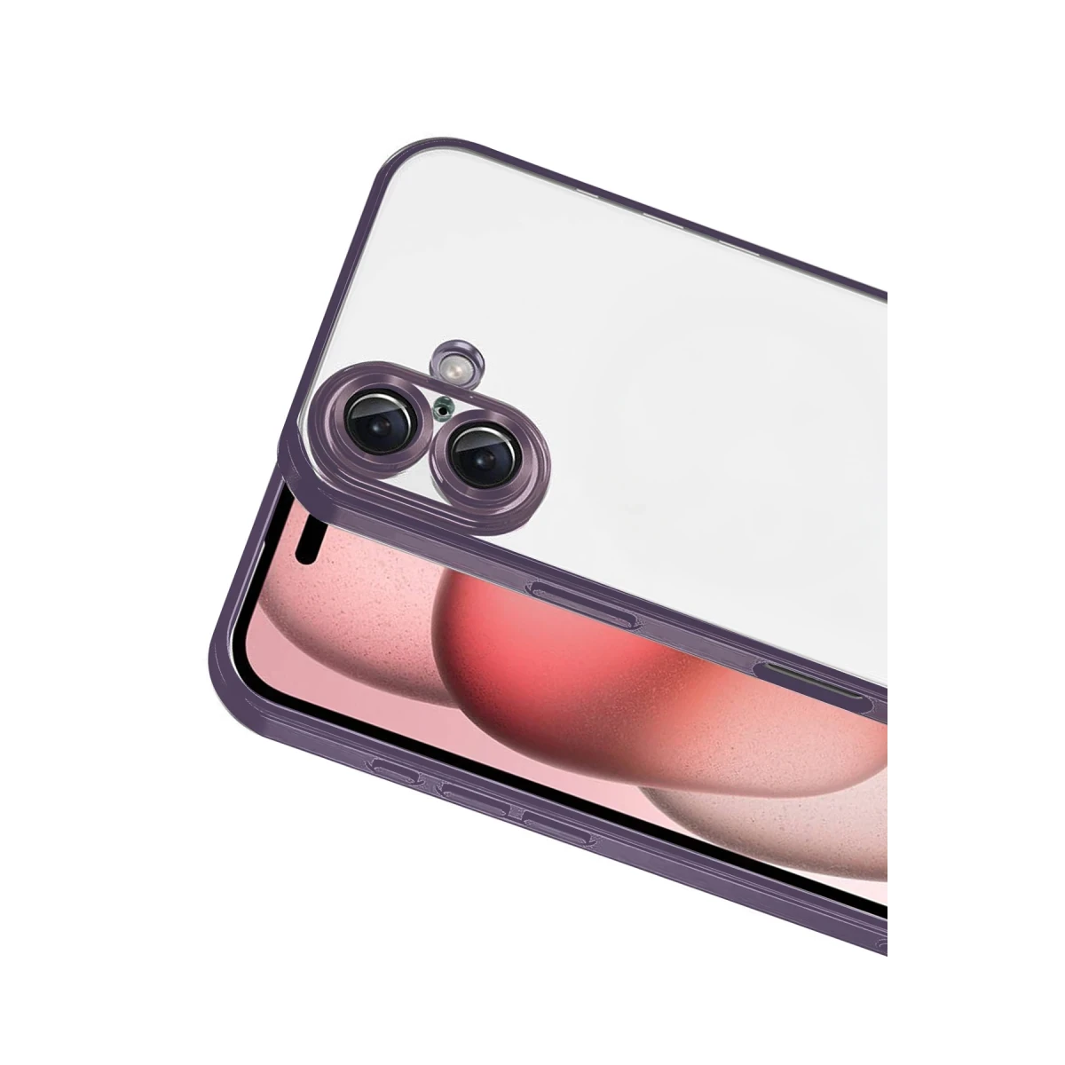 Apple iPhone 17 Razer Lensli Silikon - Mor