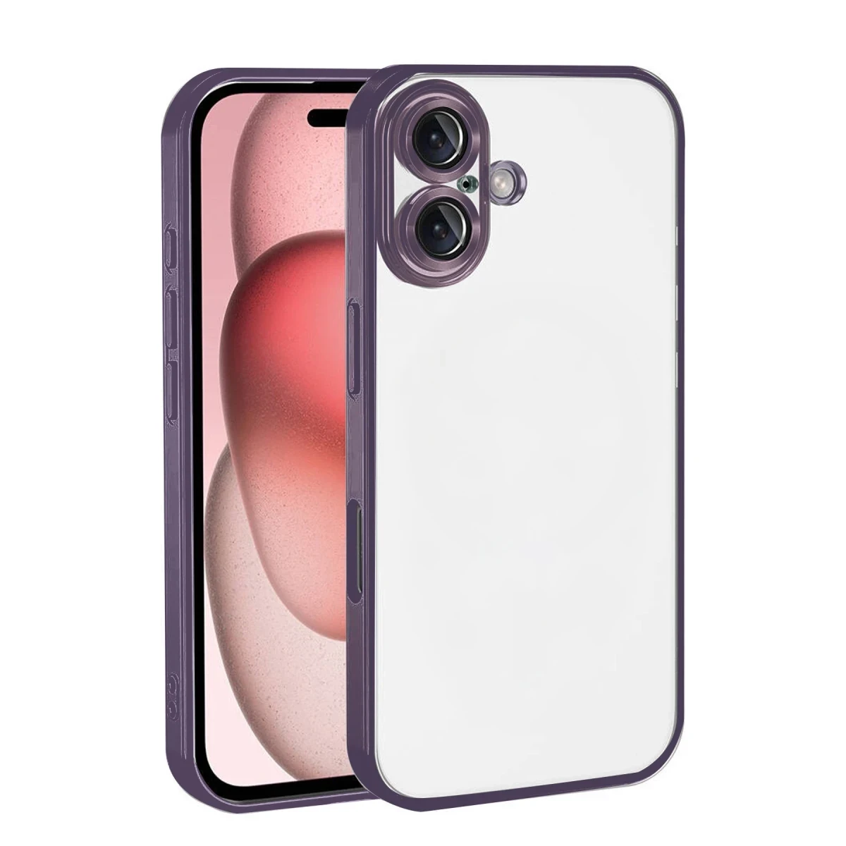 Apple iPhone 17 Razer Lensli Silikon - Mor