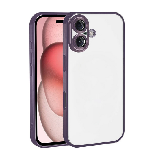 Apple iPhone 17 Razer Lensli Silikon - Mor