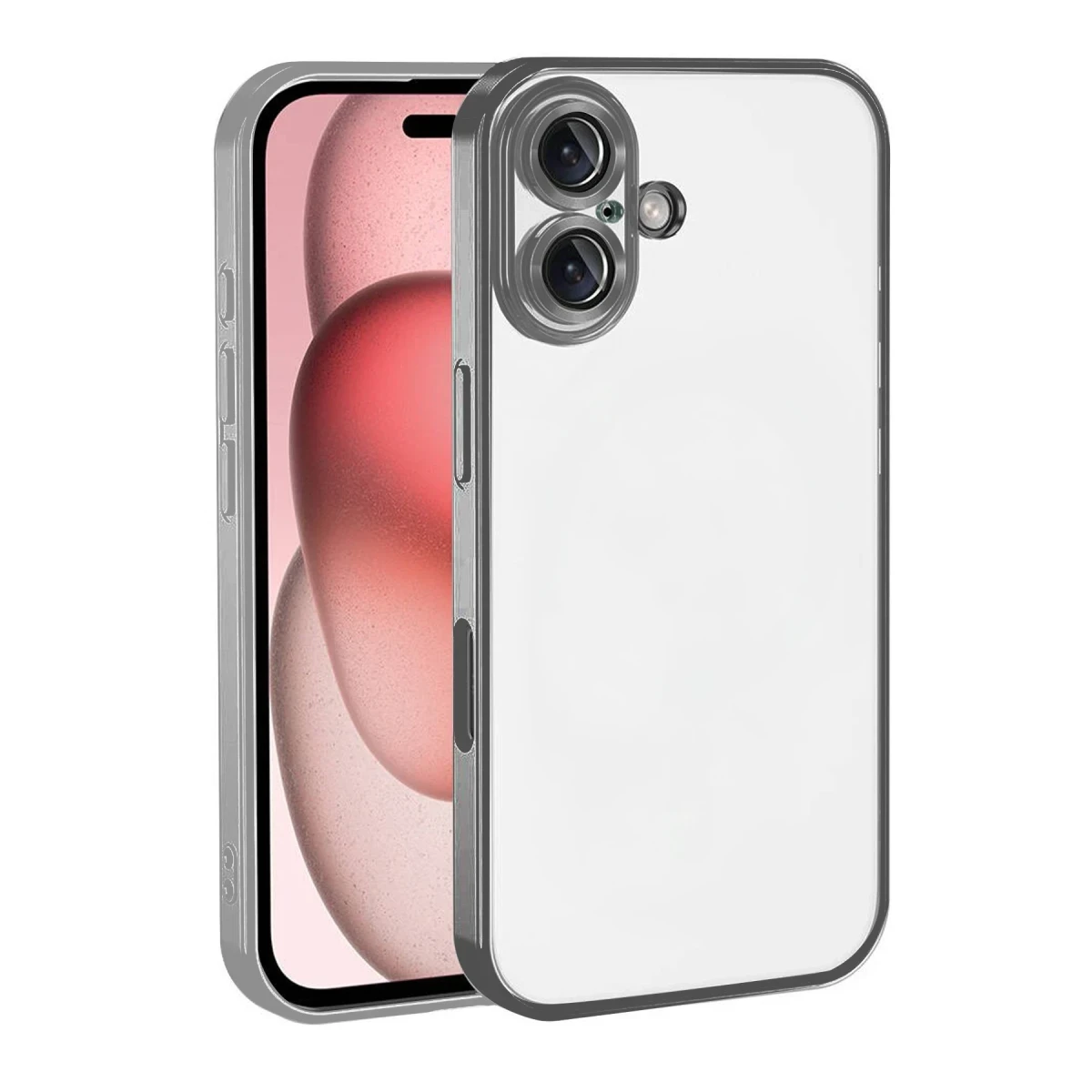 Apple iPhone 17 Razer Lensli Silikon - Titan Gri