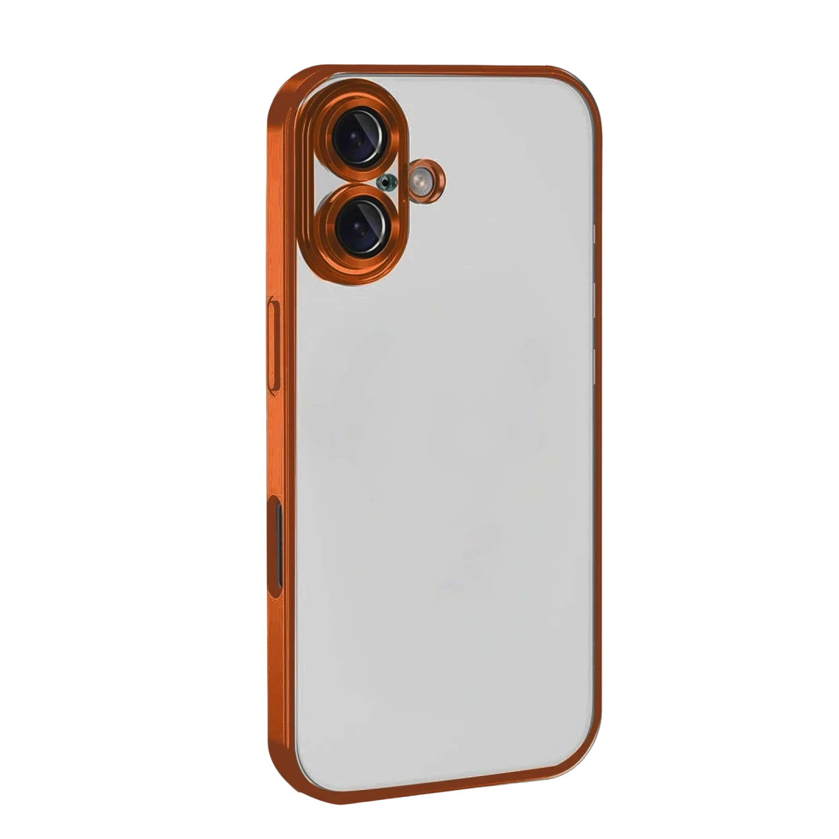 Apple iPhone 17 Razer Lensli Silikon - Turuncu