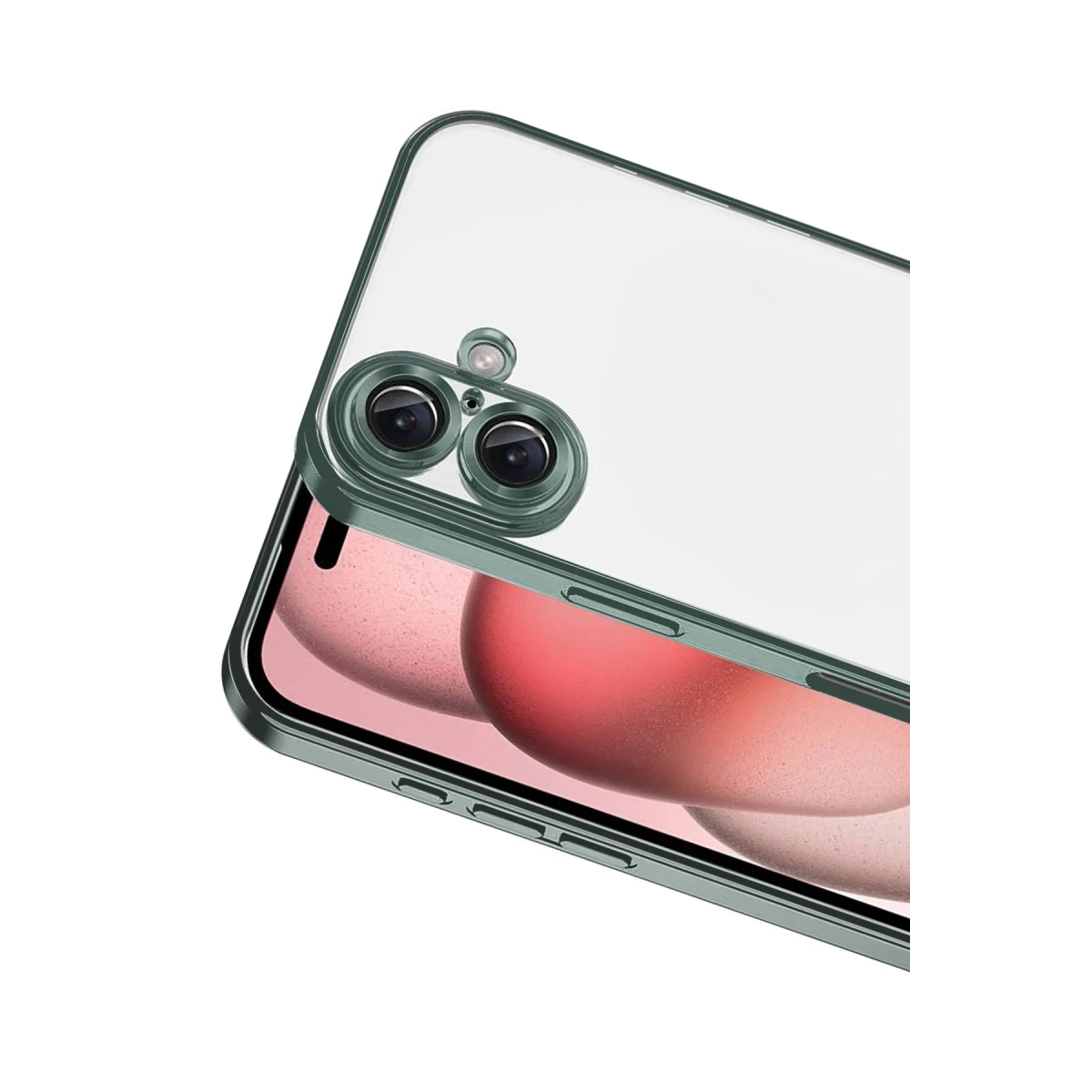Apple iPhone 17 Razer Lensli Silikon - Yeşil