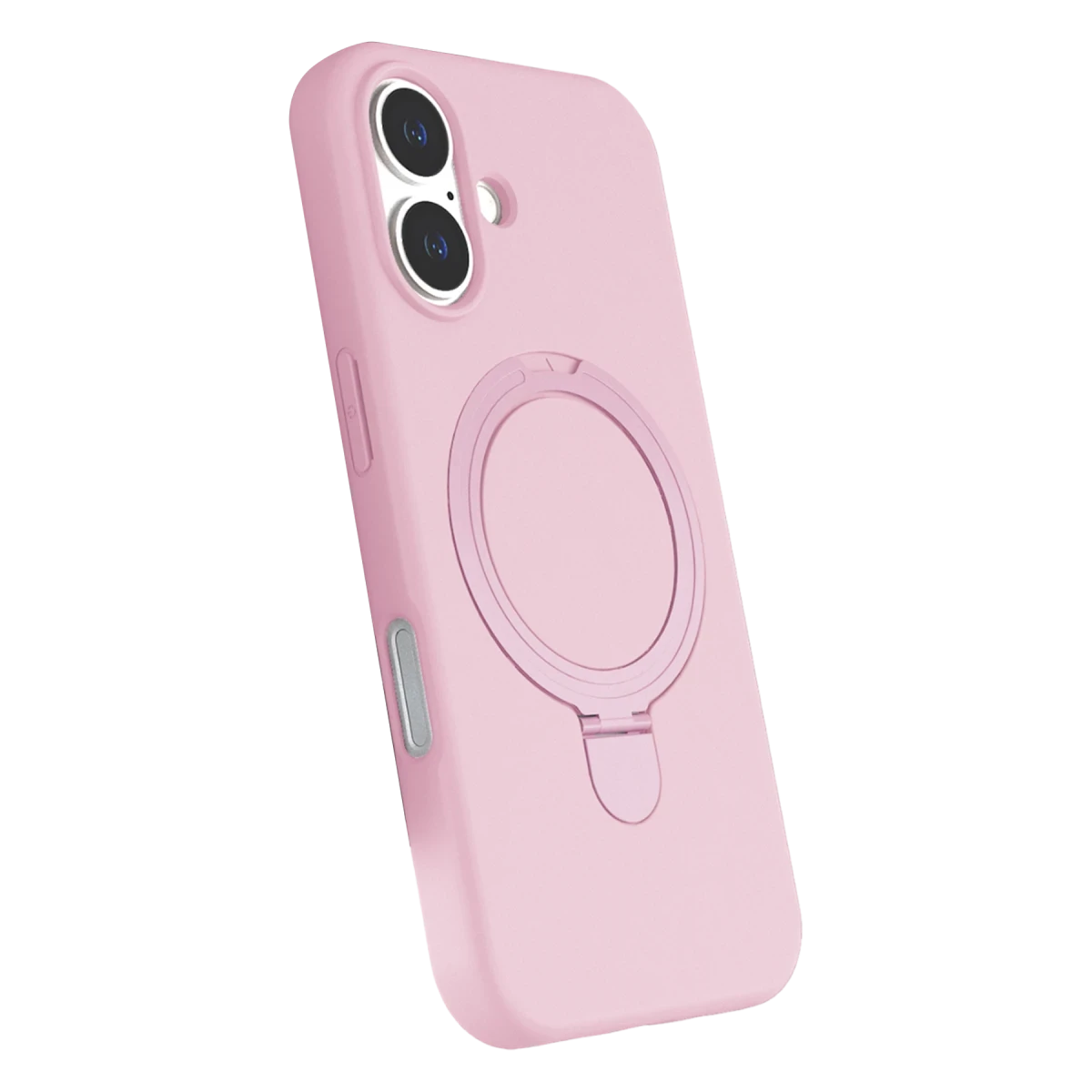 Apple iPhone 17 Regal Magsafe Standlı Kapak - Açık Pembe