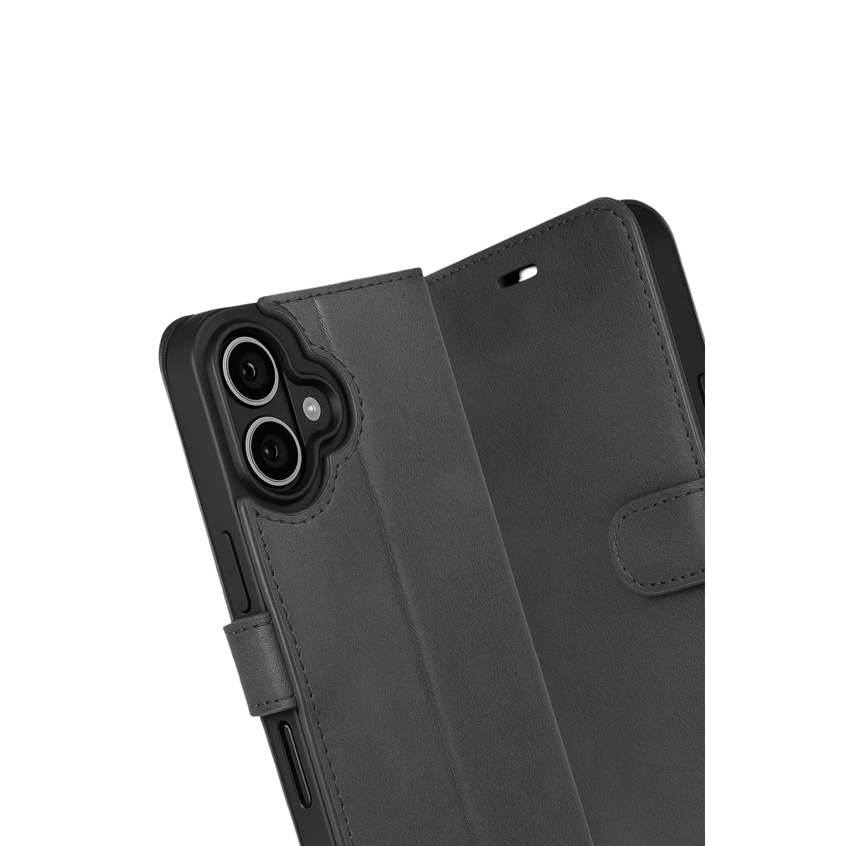 Apple iPhone 17 Trend S Plus Kapaklı Kılıf - Siyah