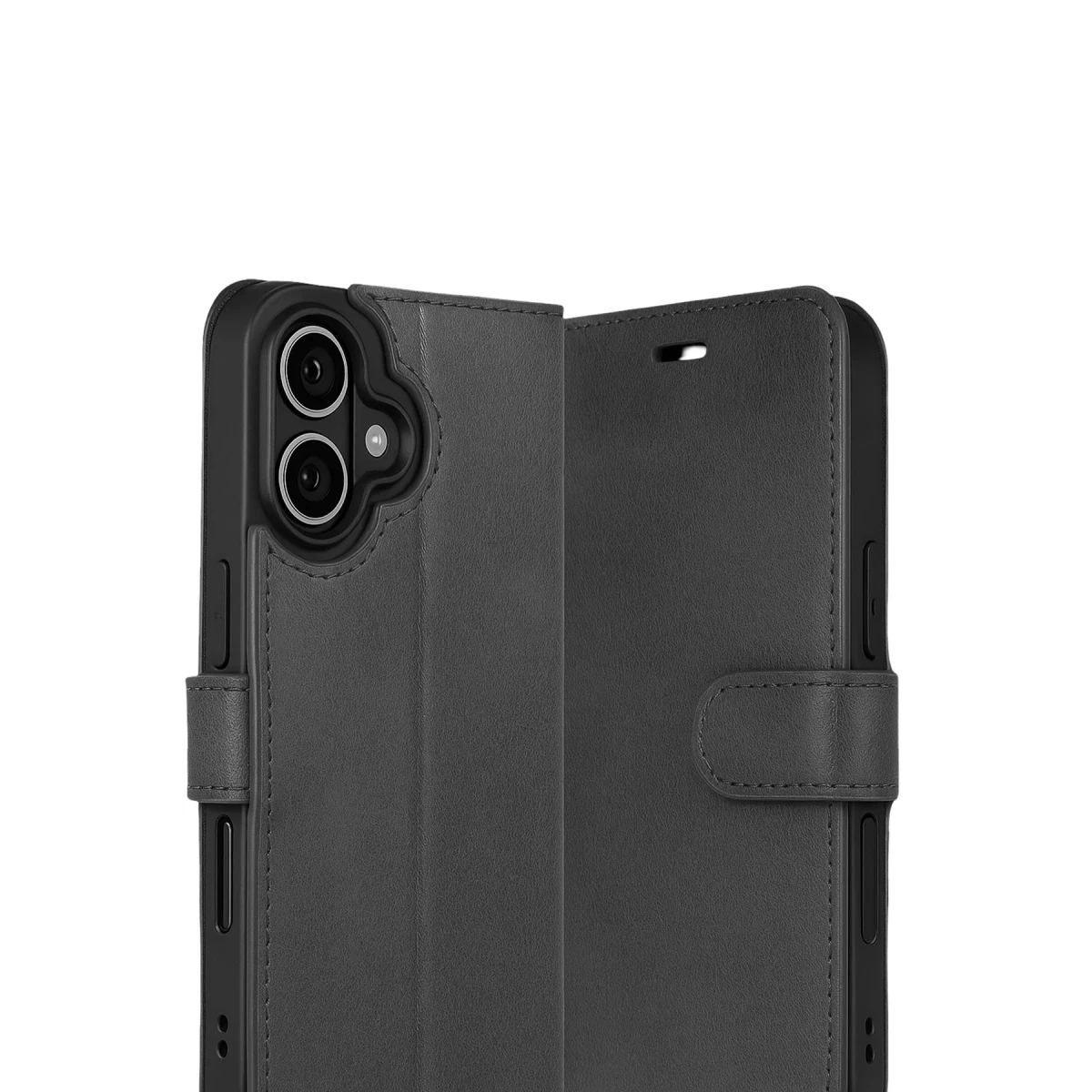 Apple iPhone 17 Trend S Plus Kapaklı Kılıf - Siyah