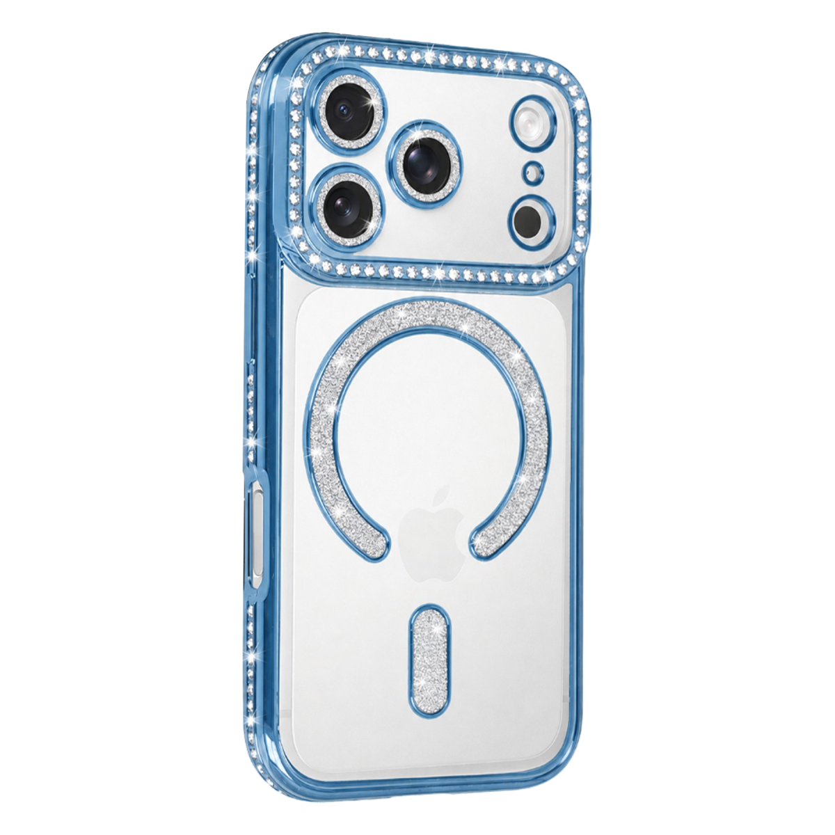 Apple iPhone 18 Pro Joke Simli Magneticsafe Kılıf - Sierra Blue