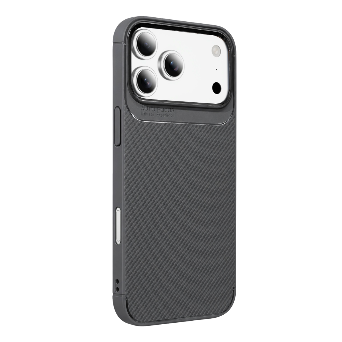 Apple iPhone 18 Pro Max Auto Focus Karbon Kapak - Gri