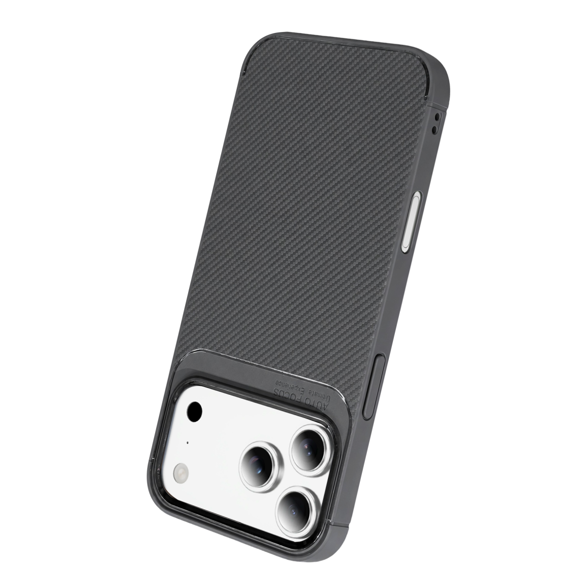 Apple iPhone 18 Pro Max Auto Focus Karbon Kapak - Gri