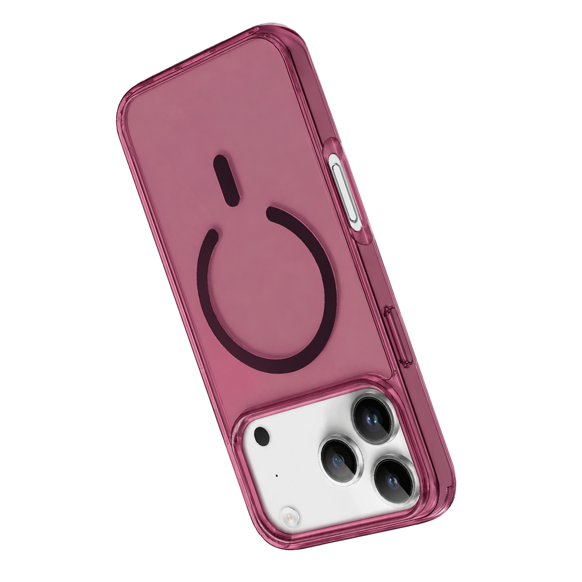 Apple iPhone 18 Pro Max Pc Real Magsafe Kapak - Bordo
