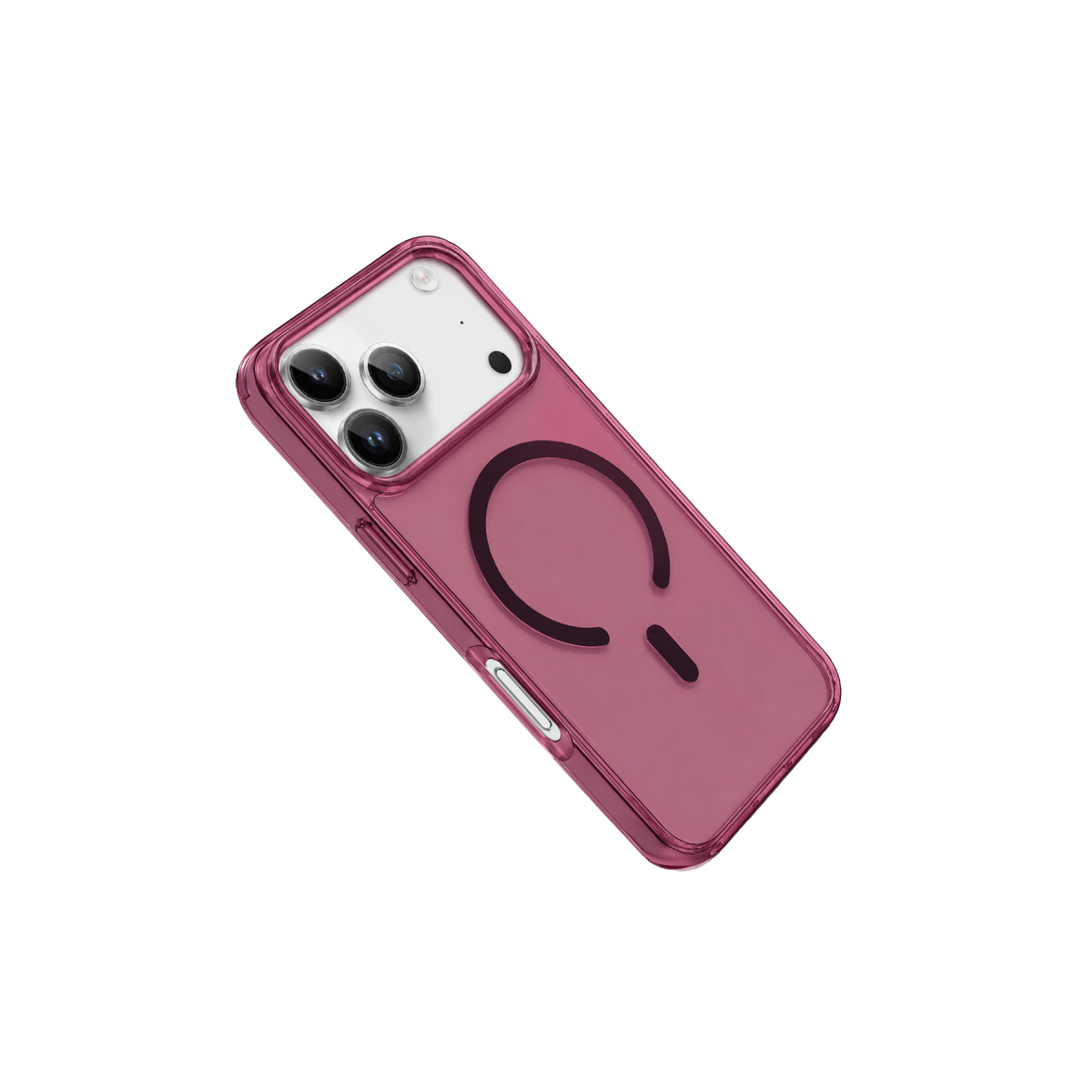 Apple iPhone 18 Pro Max Pc Real Magsafe Kapak - Bordo