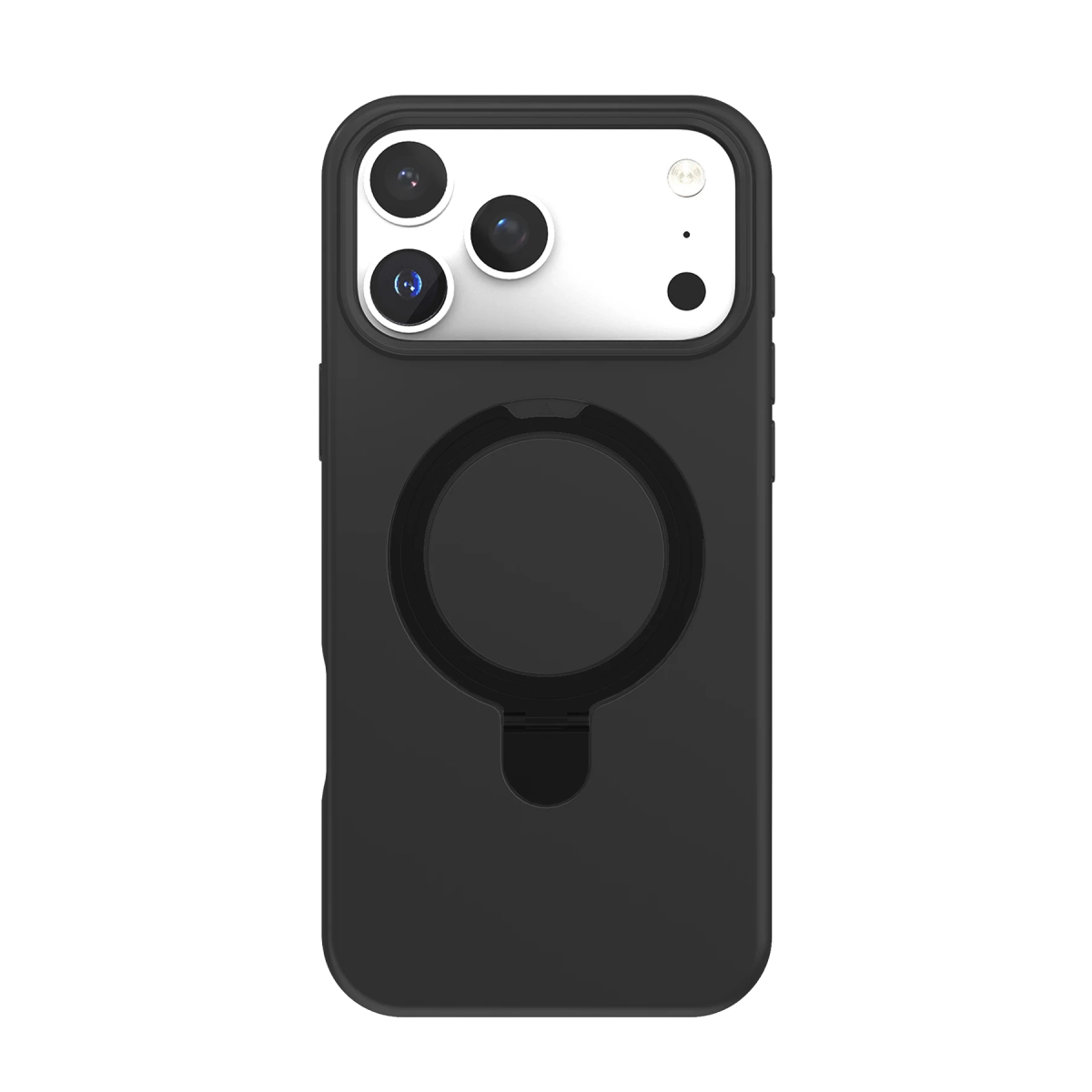 Apple iPhone 18 Pro Max Regal Magsafe Standlı Kapak - Siyah