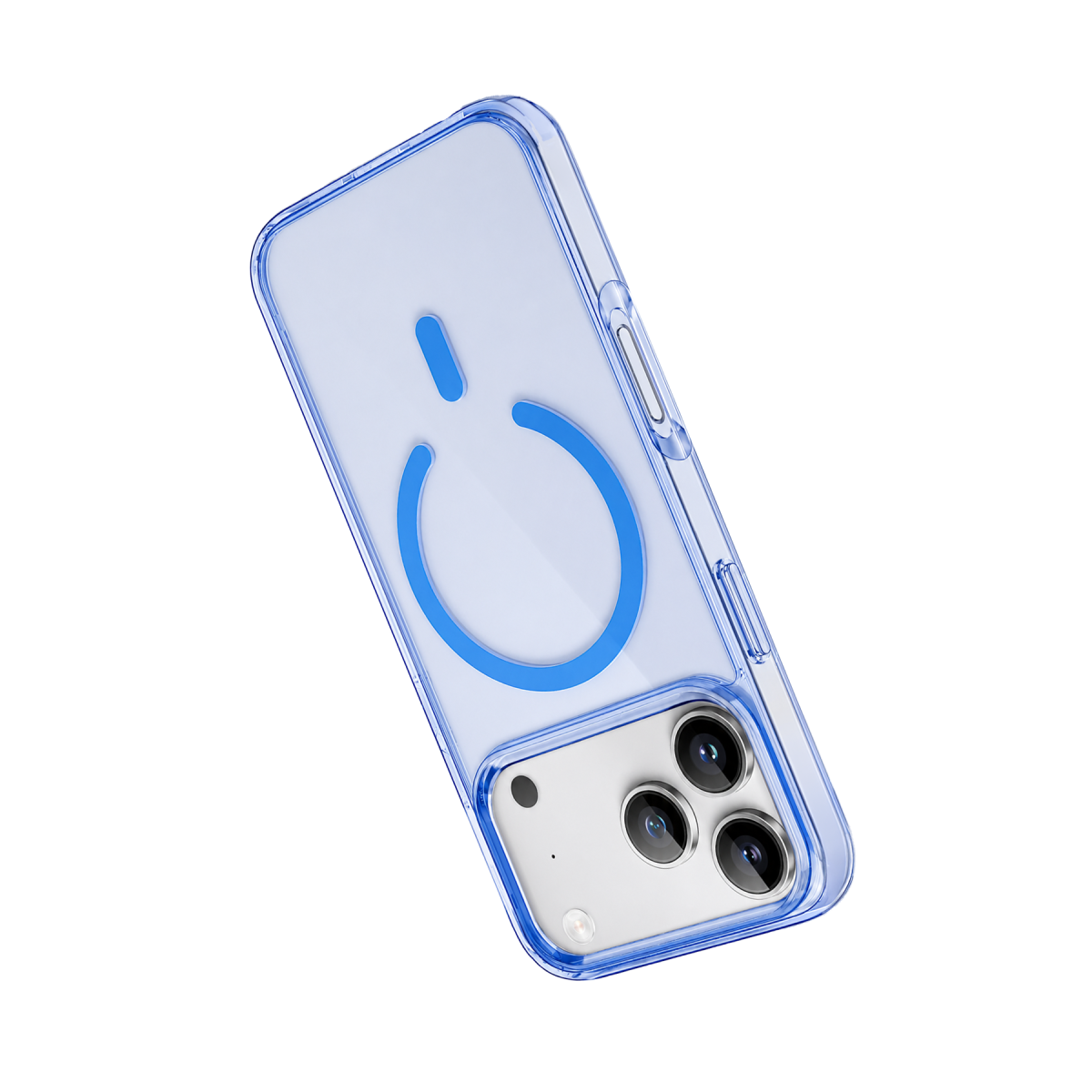 Apple iPhone 18 Pro Pc Real Magsafe Kapak - Sierra Blue