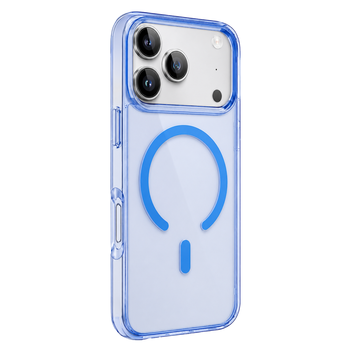 Apple iPhone 18 Pro Pc Real Magsafe Kapak - Sierra Blue