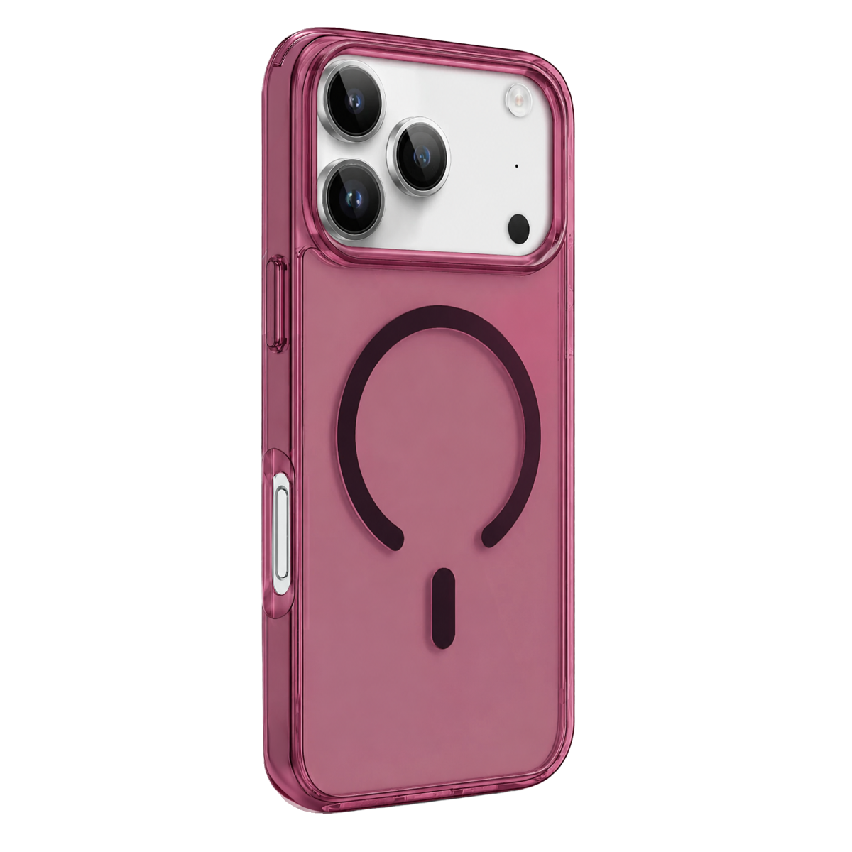 Apple iPhone 18 Pro Pc Real Magsafe Kapak - Bordo