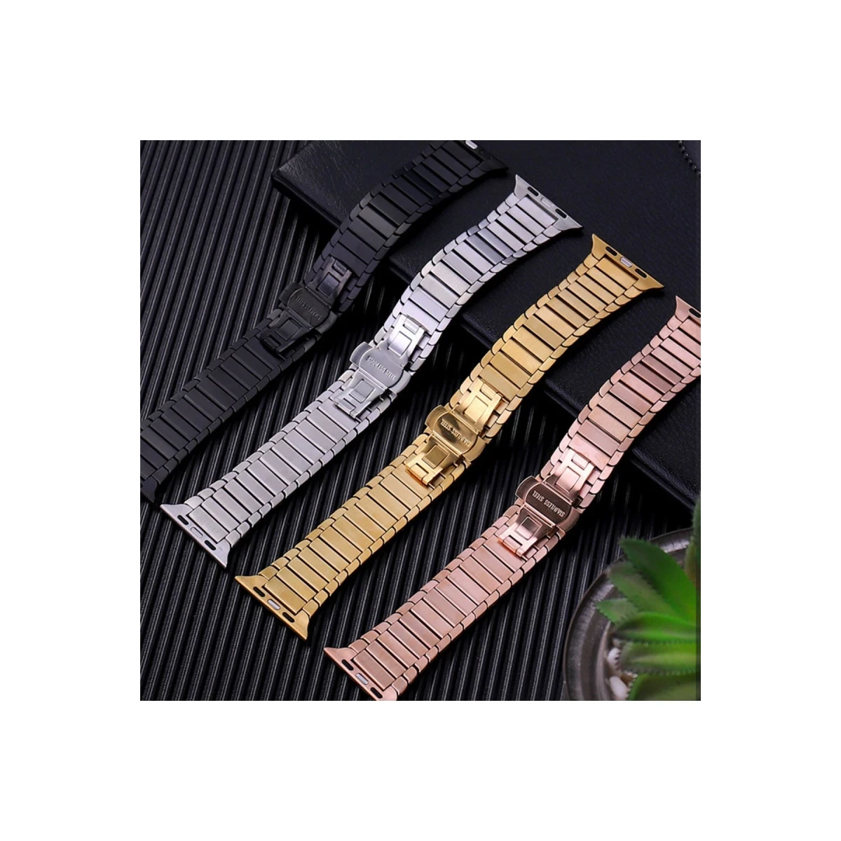 Apple Watch 38mm KR413 Fine Steel Kordon - Rose