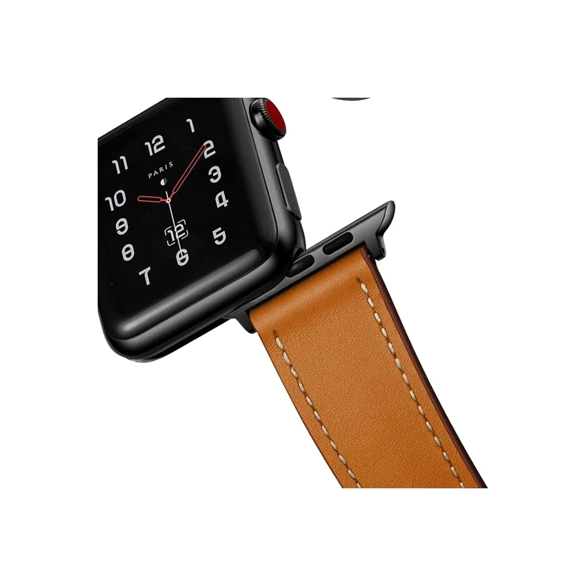 Apple Watch 38mm KR415 Luaz Deri Kordon - Lacivert