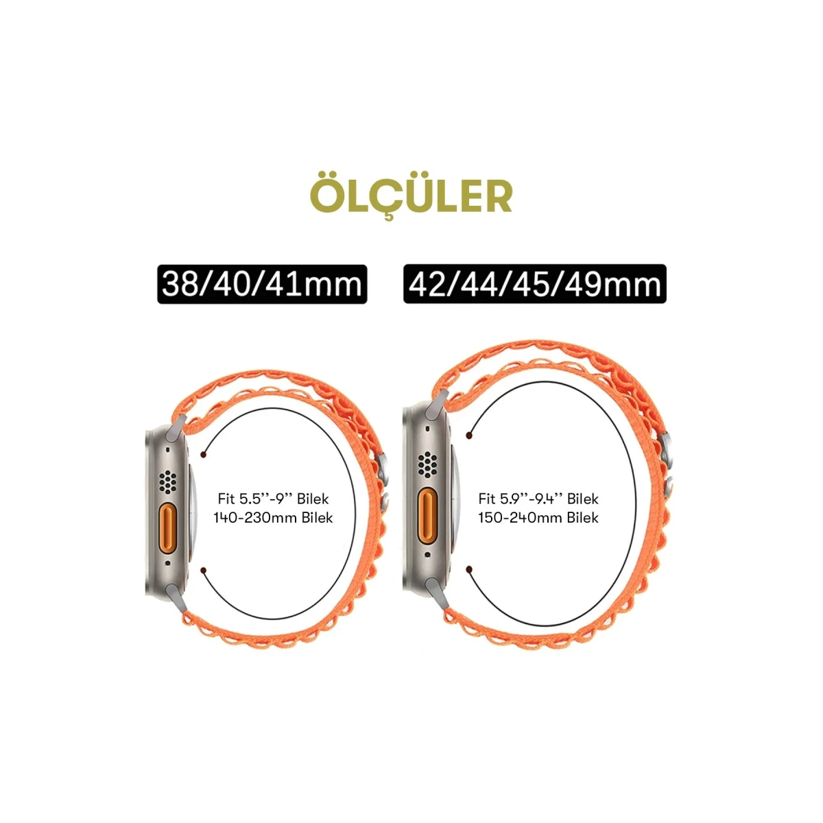 Apple Watch 38mm Mountain Kordon - Lacivert