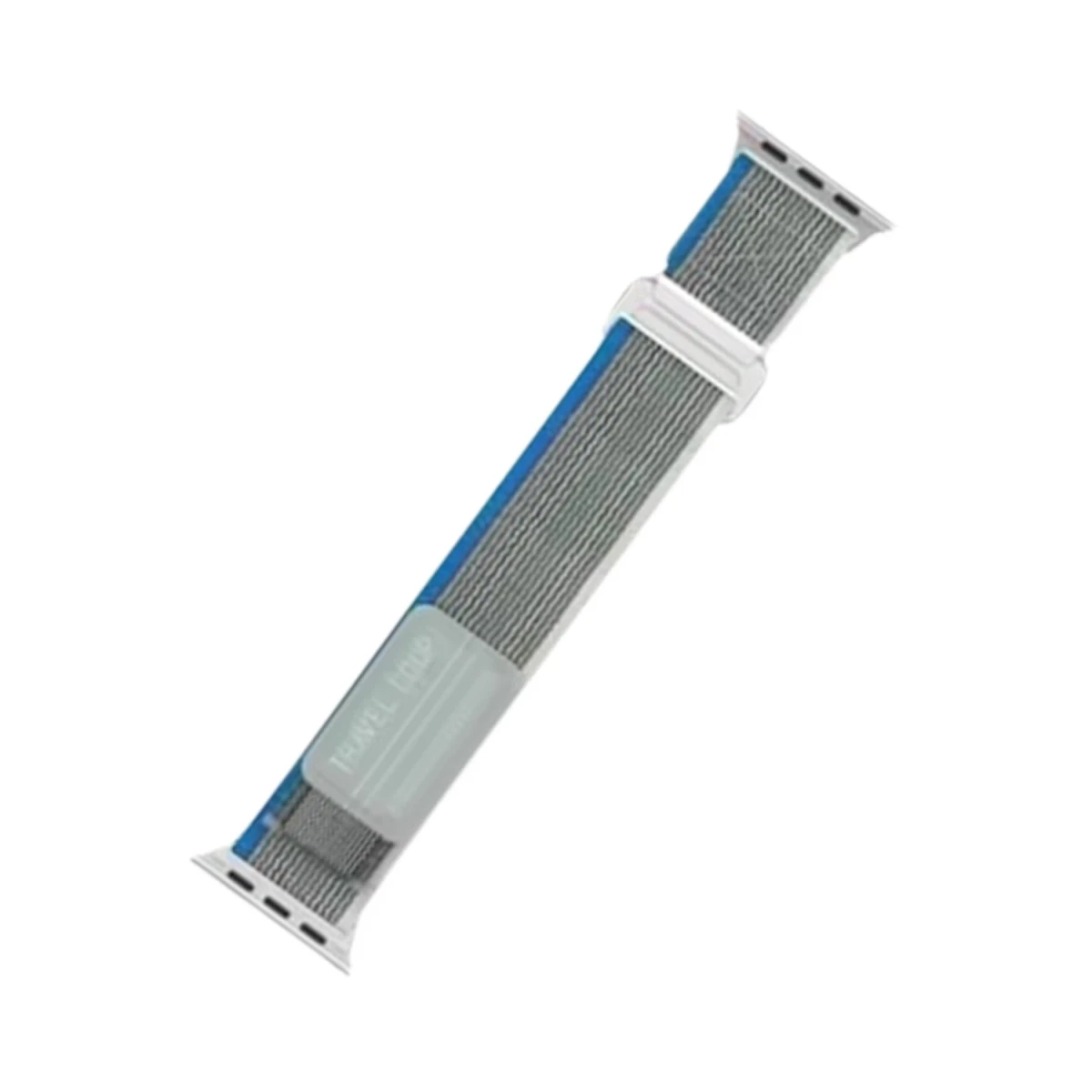 Apple Watch 42mm Alice Kumaş Kordon - Mavi-Gri