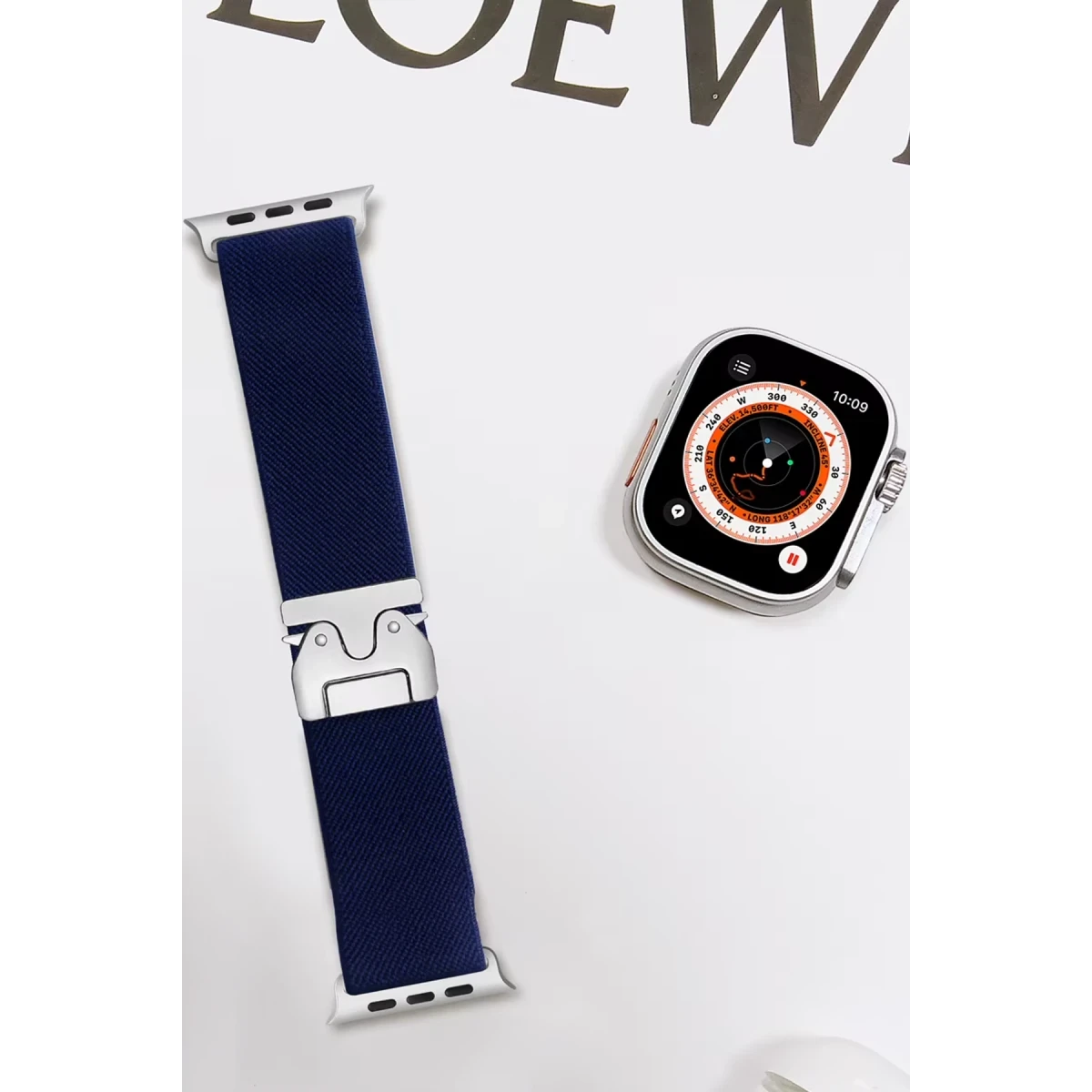 Apple Watch 42mm Forest Kumaş Kordon - Lacivert