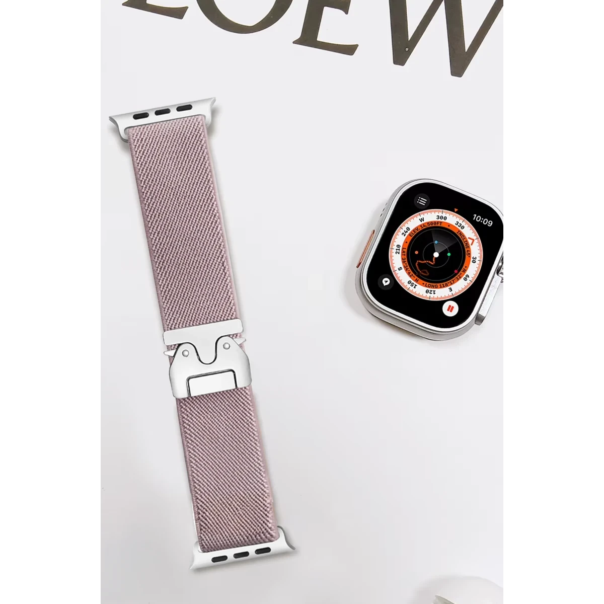 Apple Watch 42mm Forest Kumaş Kordon - Lila