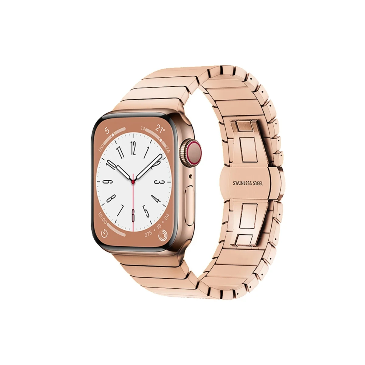 Apple Watch 42mm KR413 Fine Steel Kordon - Rose