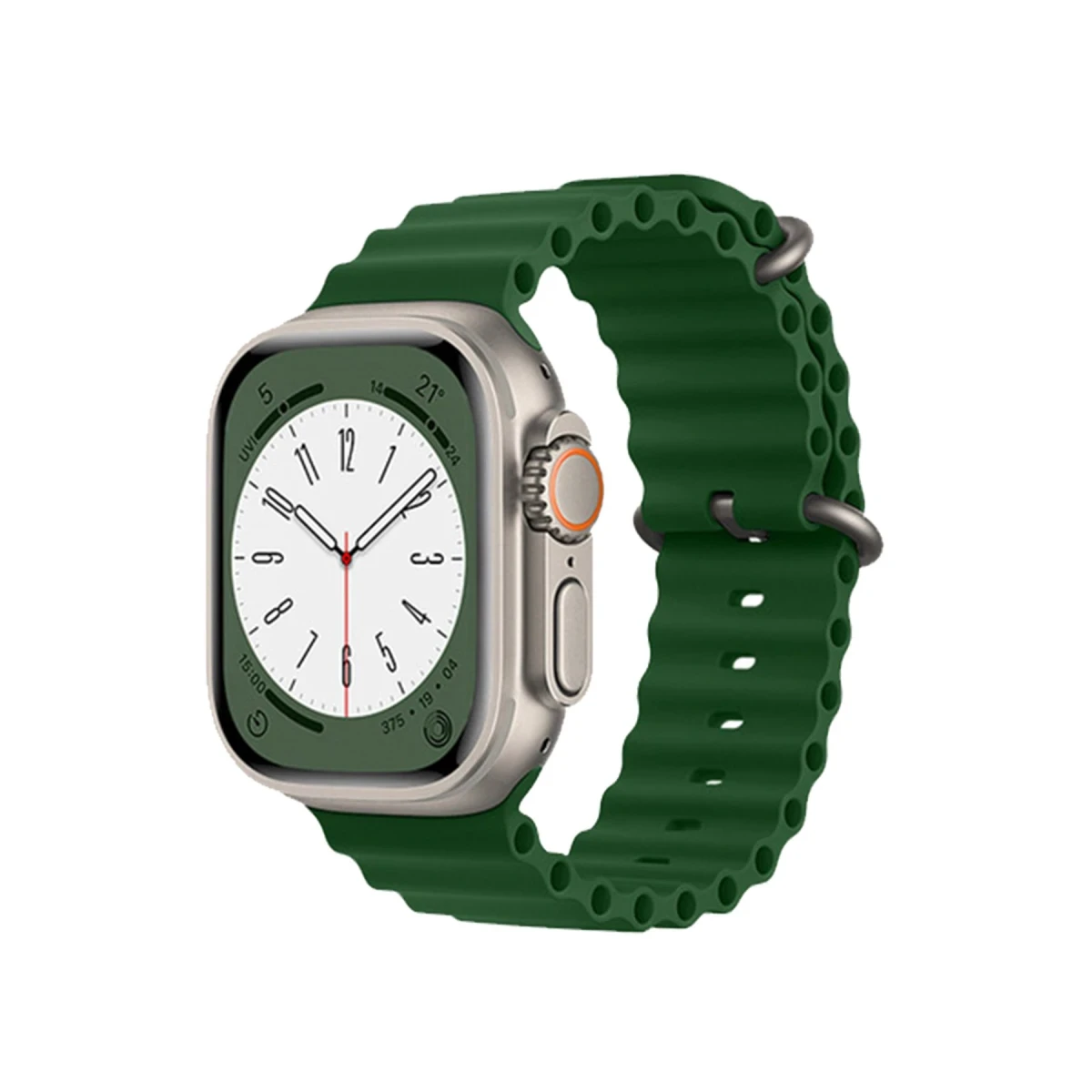 Apple Watch 42mm Ocean Kordon - Koyu Yeşil