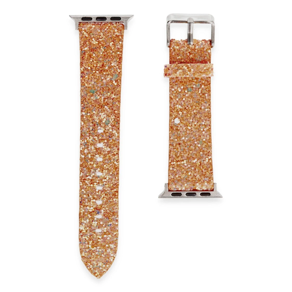 Apple Watch 42mm Starry Taşlı Kordon - Pudra