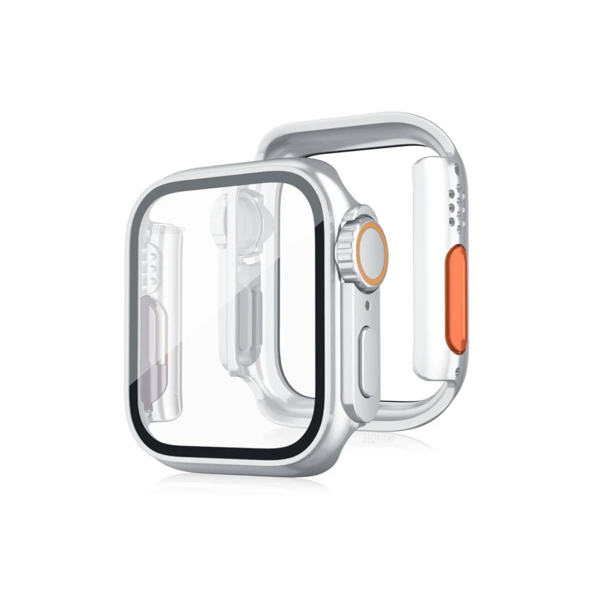 Apple Watch 44mm Watch 49mm Kasa Dönüştürücü ve Ekran Koruyucu - Çöl Titanyum