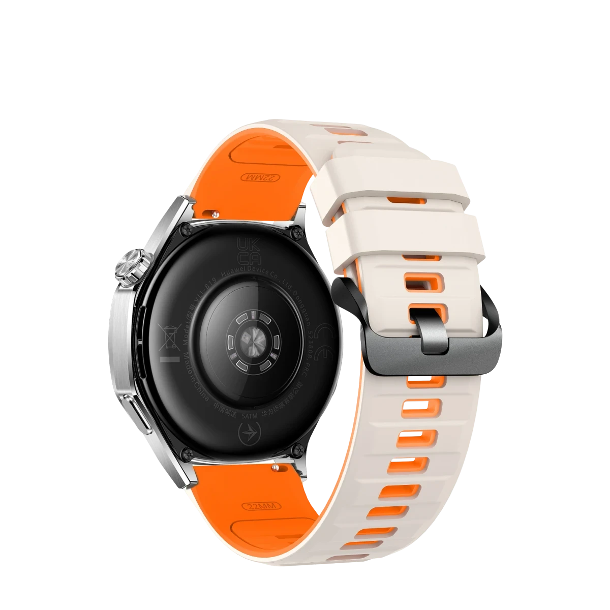 Apple Watch Ultra 49mm Minoc Kordon - Beyaz-Turuncu