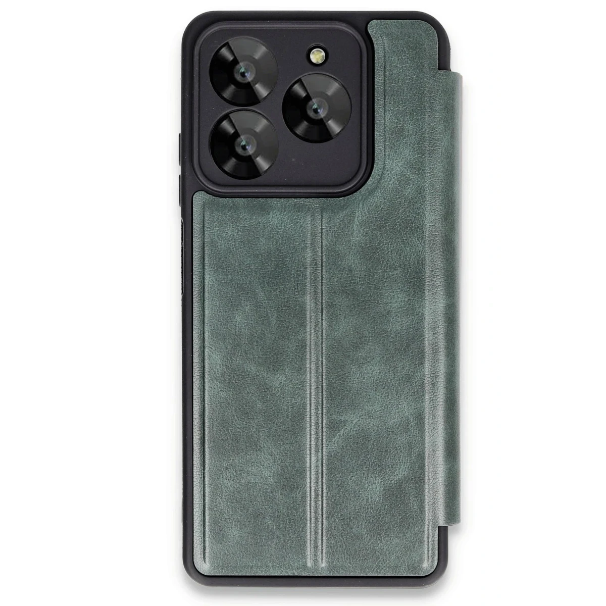 General Mobile Era 30 Kılıf Flip Cover - Koyu Yeşil