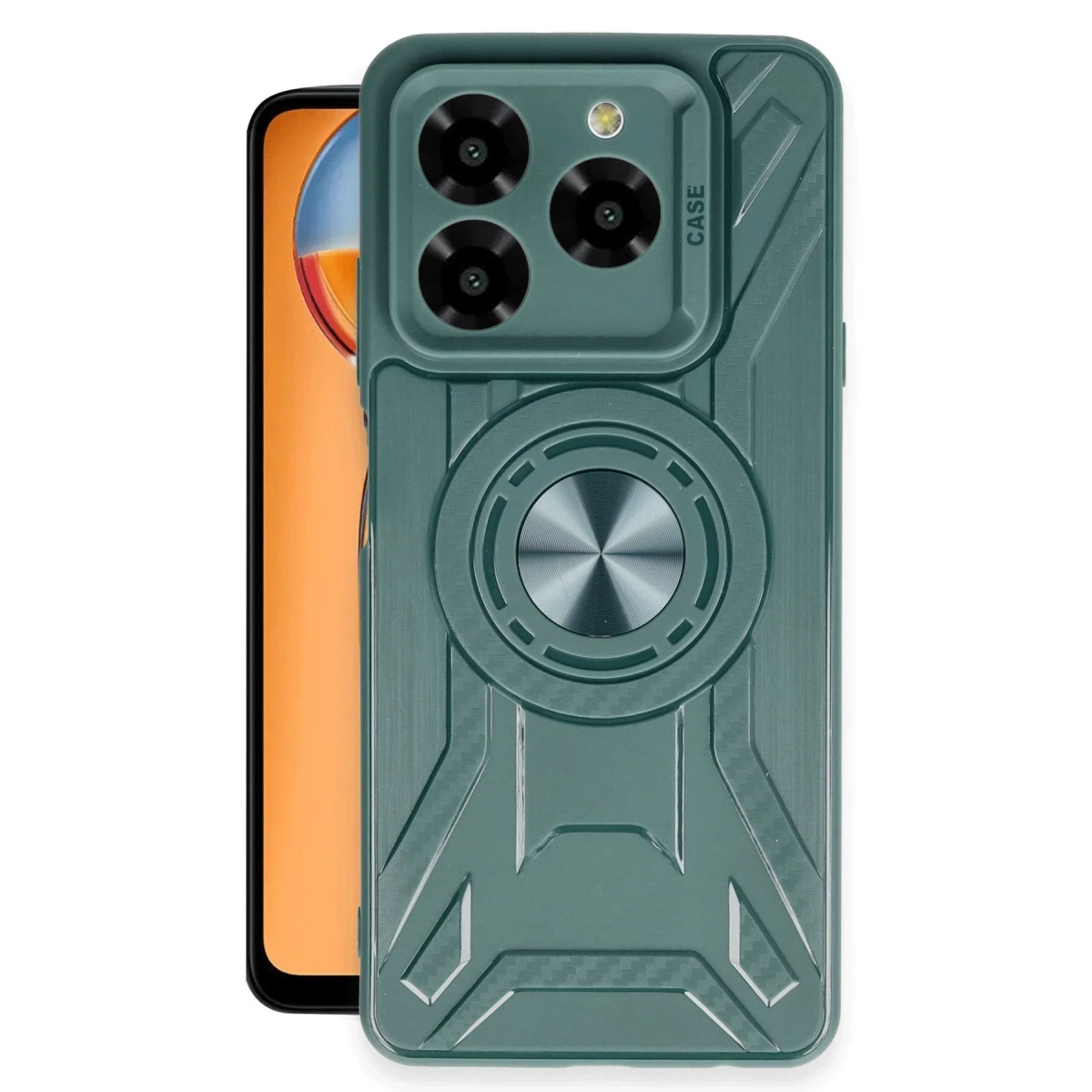 General Mobile Era 30 Kılıf Lincoln Silikon - Koyu Yeşil
