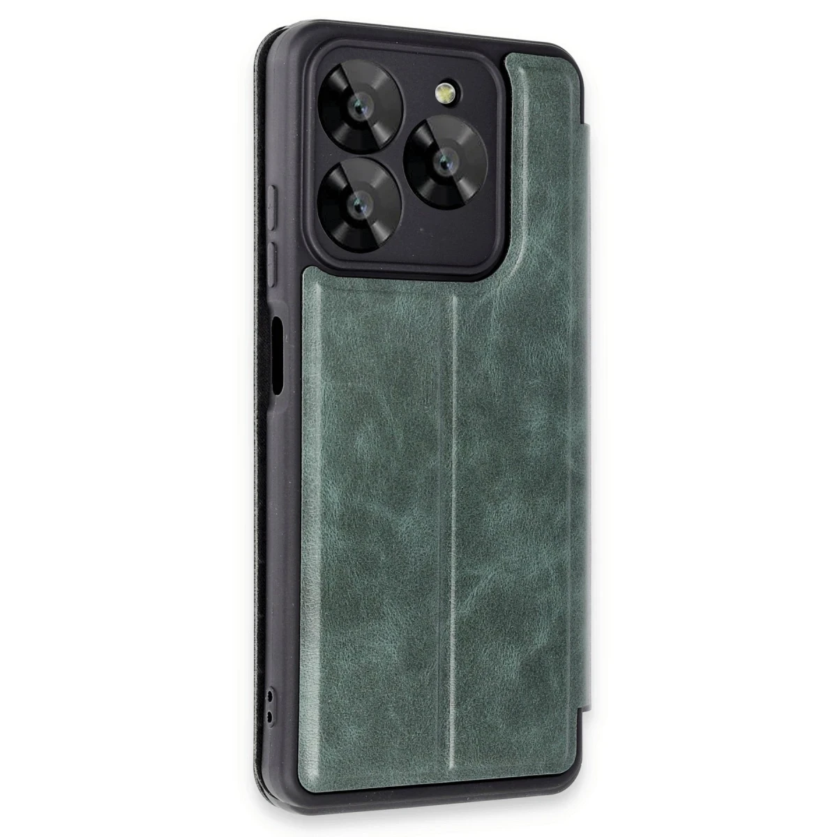 General Mobile Era 50 Kılıf Flip Cover - Koyu Yeşil