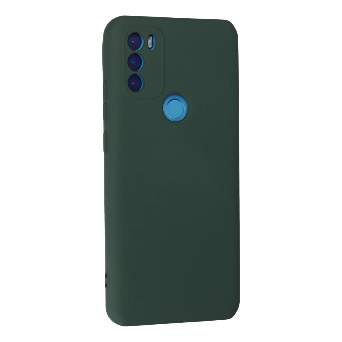 General Mobile GM 21 Plus Kılıf Nano içi Kadife Silikon - Koyu Yeşil