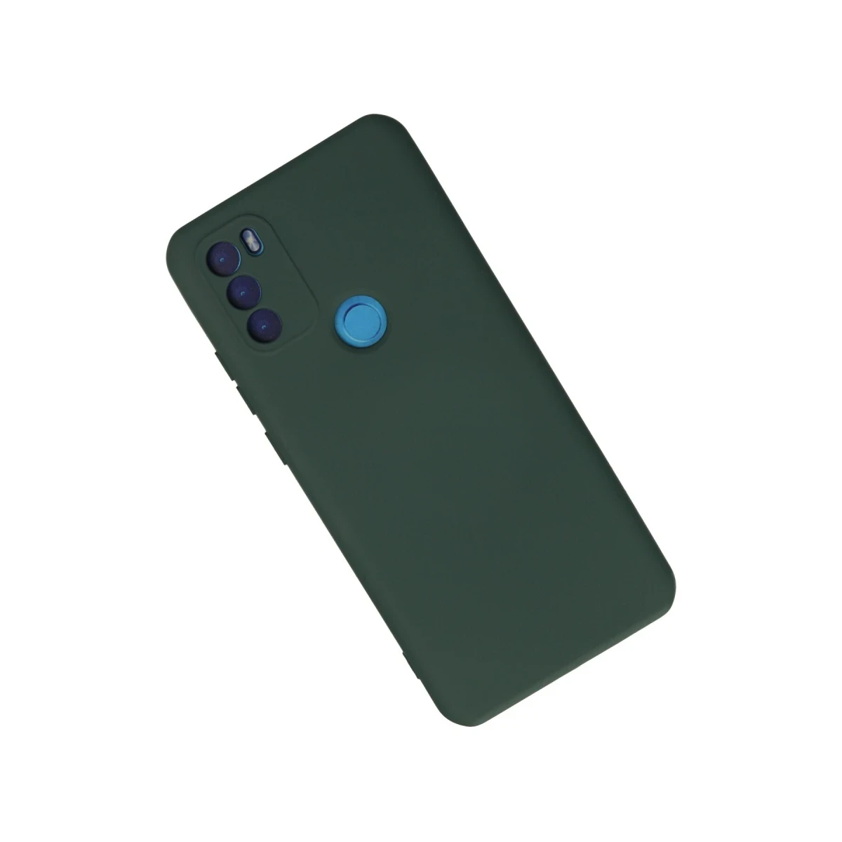 General Mobile GM 21 Plus Kılıf Nano içi Kadife Silikon - Koyu Yeşil