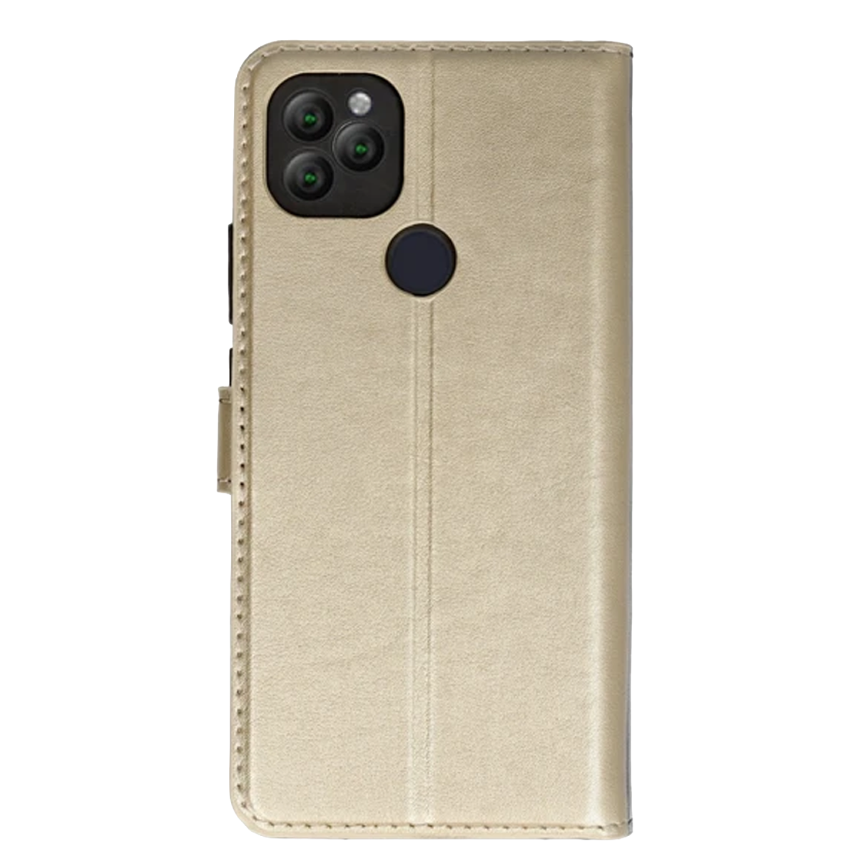 General Mobile GM 22 Plus Trend S Plus Kapaklı Telefon Kılıf - Gold