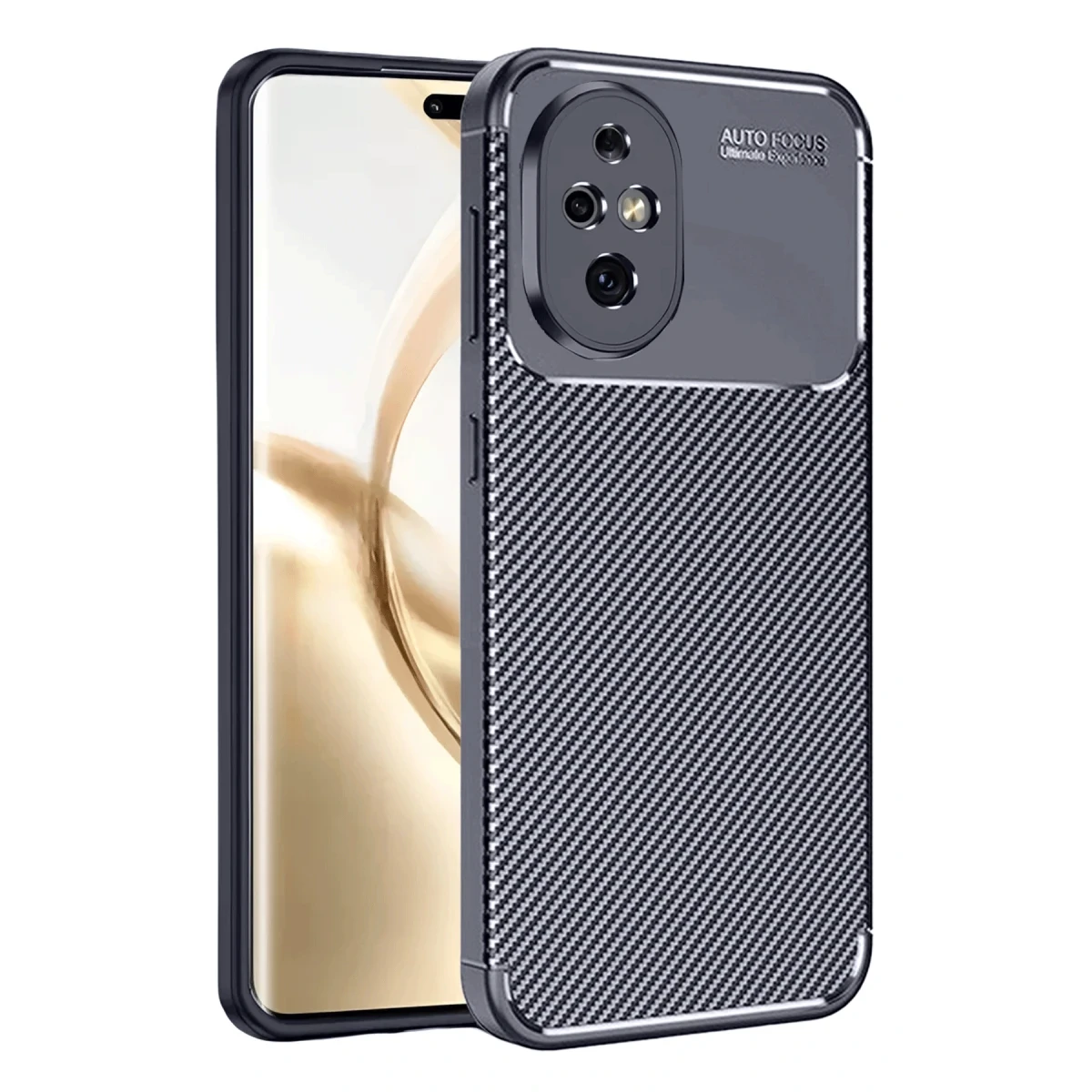 Honor 200 Kılıf Auto Focus Karbon Kapak - Lacivert